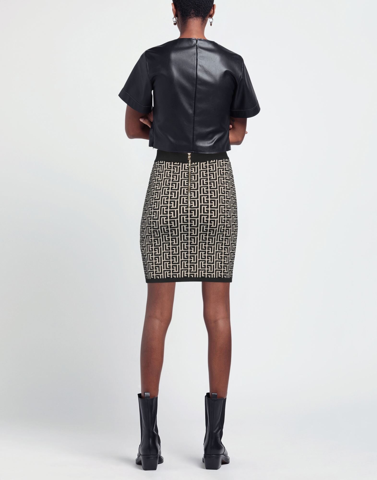 Black Women's Mini Skirt - 3