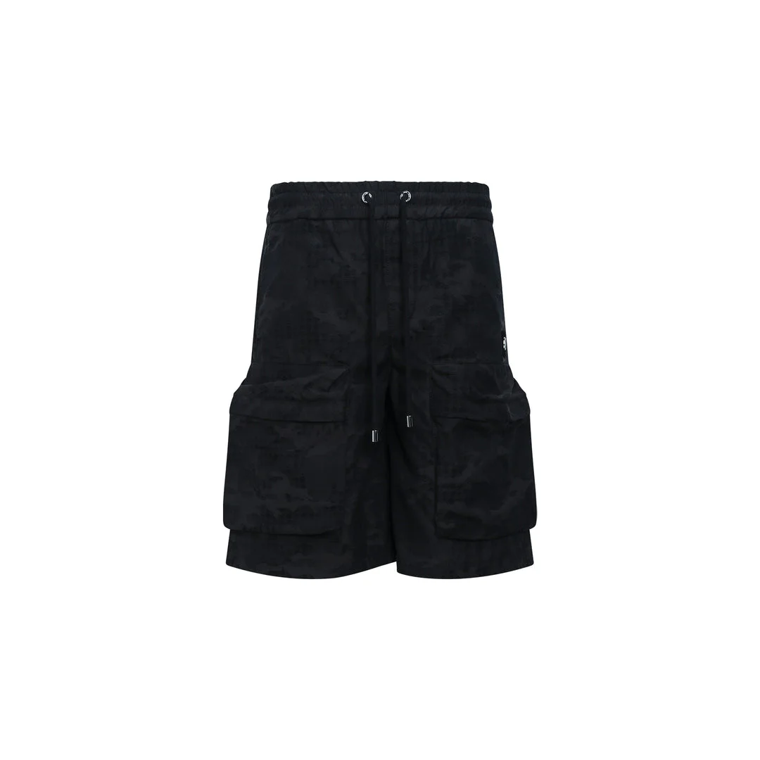 Camo Cargo Pocket Shorts - 1