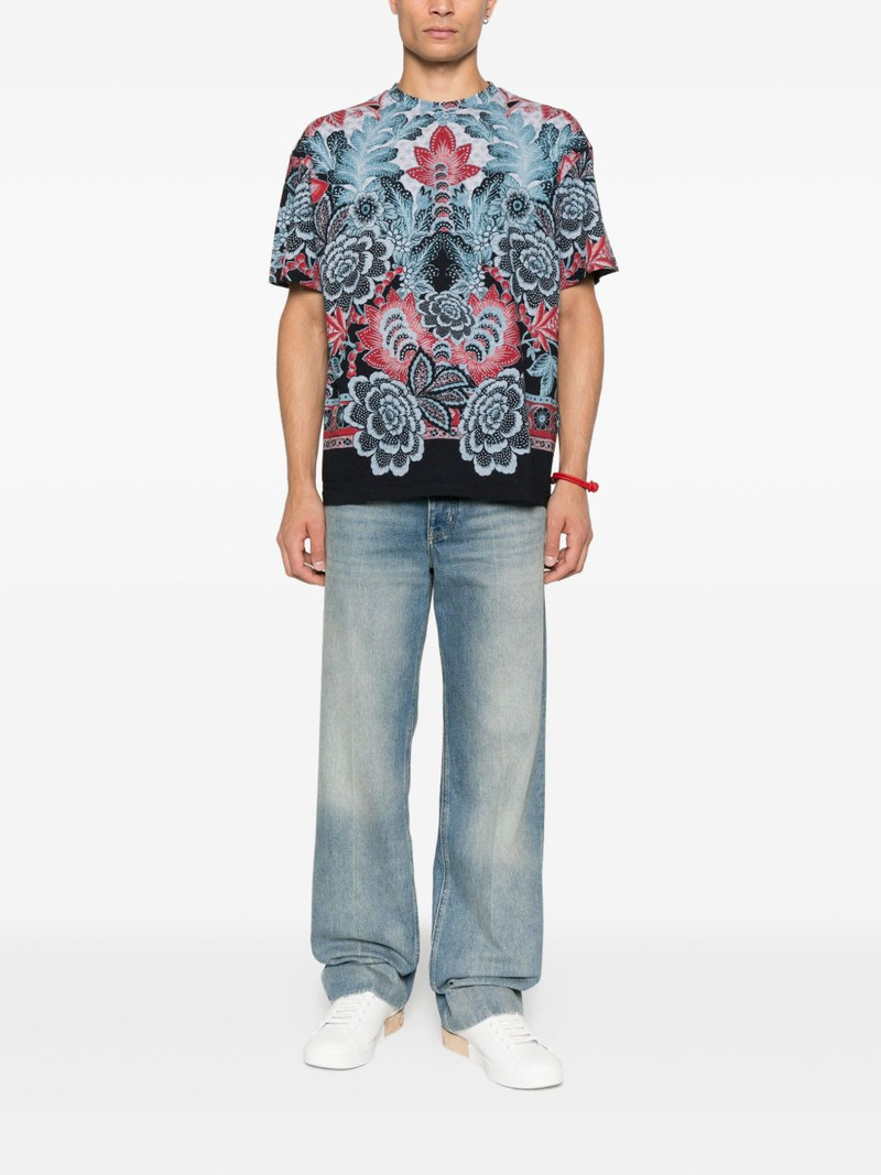 Etro floral-print T-shirt outlook