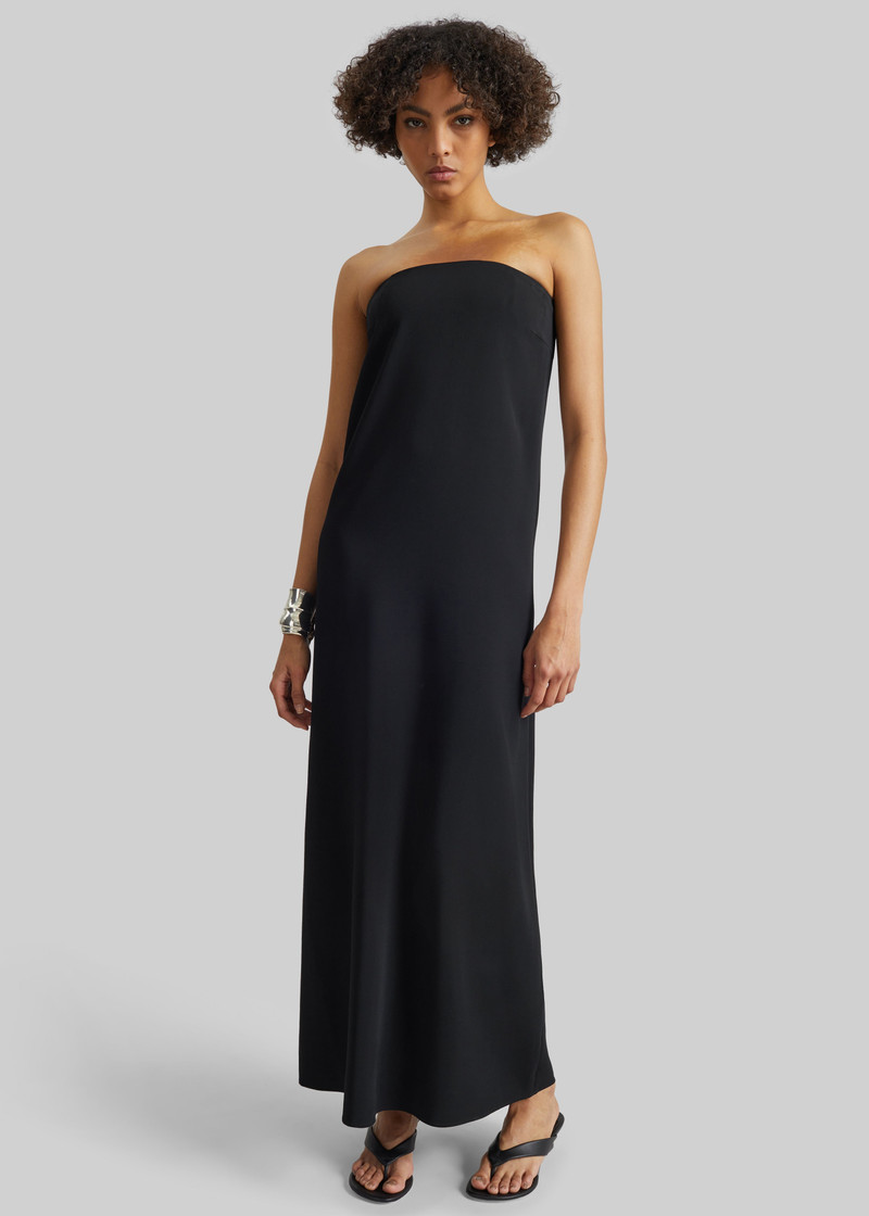 CO CO Strapless Dress - Black outlook