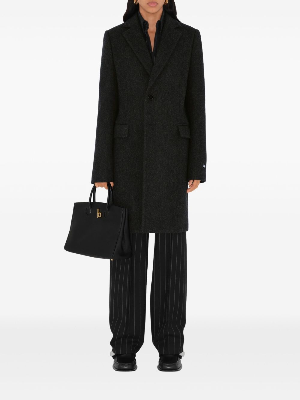 wool tailored coat - 2