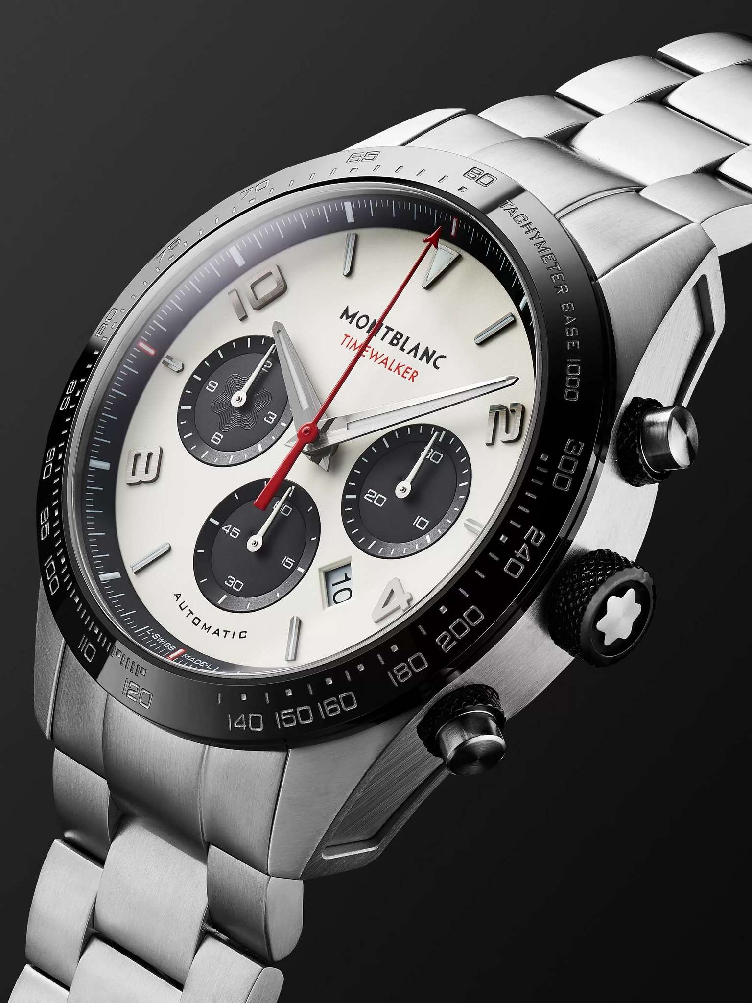 TimeWalker Automatic Chronograph 43mm Stainless Steel and Ceramic Watch, Ref. No. 118490 - 4