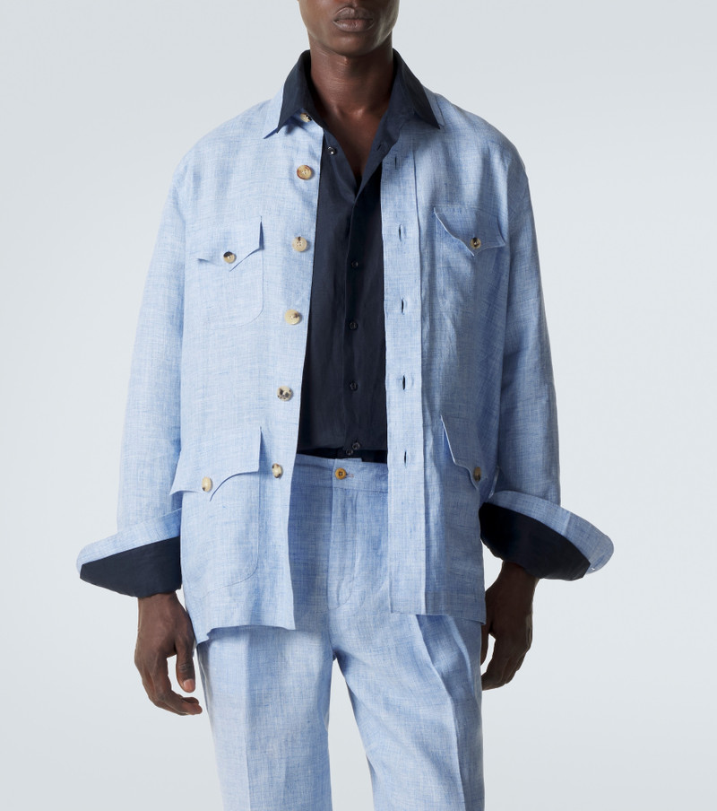RUBINACCI Linen field jacket outlook