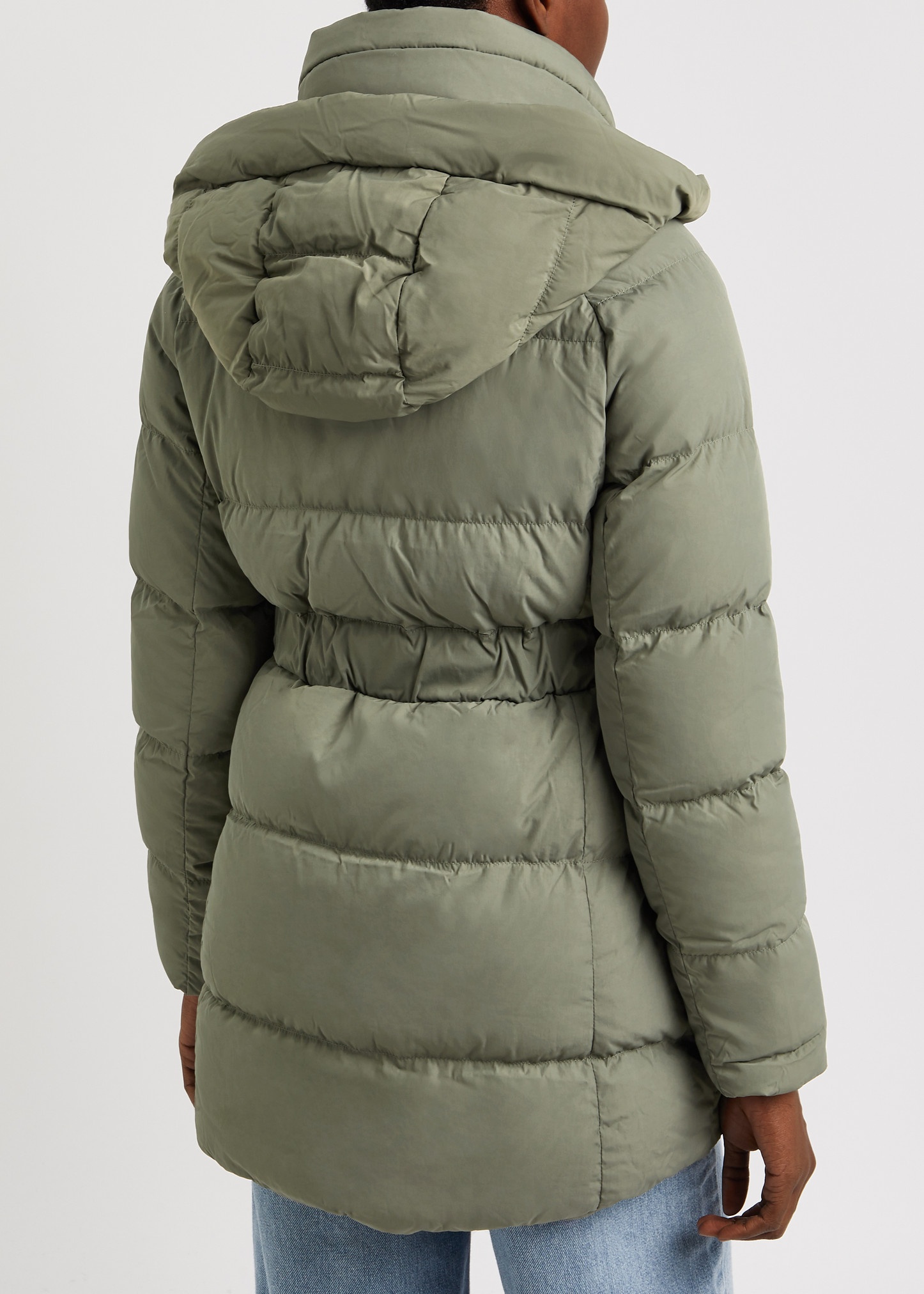 Marlow belted quilted shell coat - 3