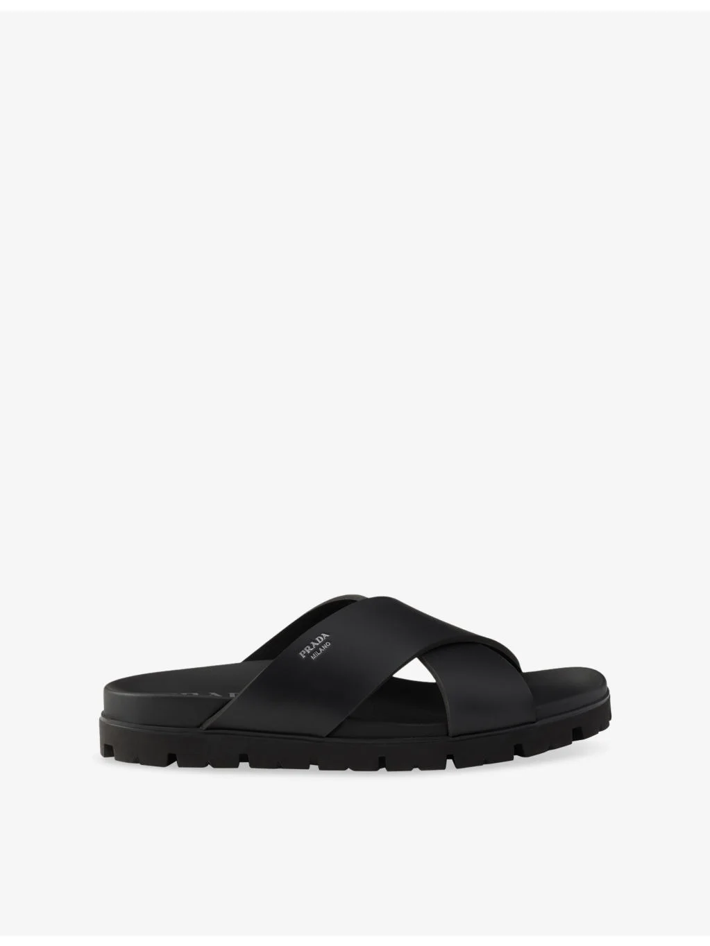 Crisscross Rubber Sandals - 1
