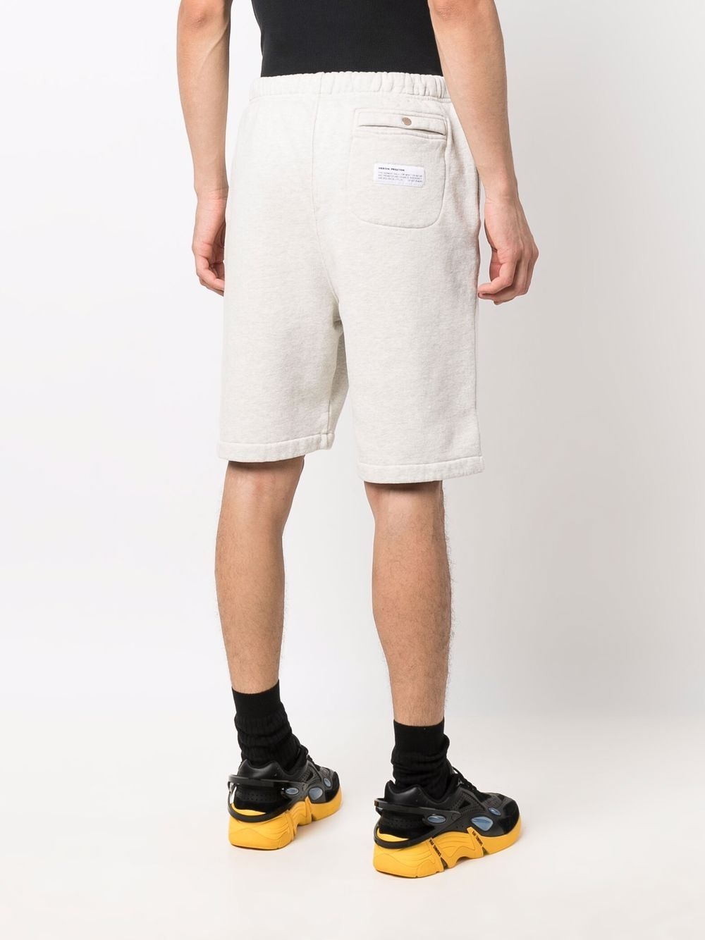 logo patch track shorts - 4