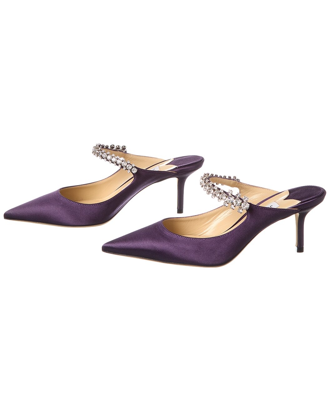 Jimmy Choo Bing 65 Satin Mule (Authentic Pre-Loved) - 2