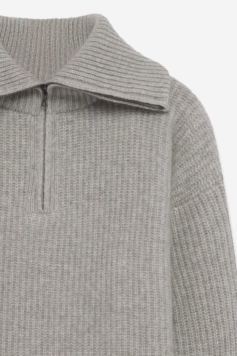 The Elder Statesman RUNYON RIB HALF ZIP outlook