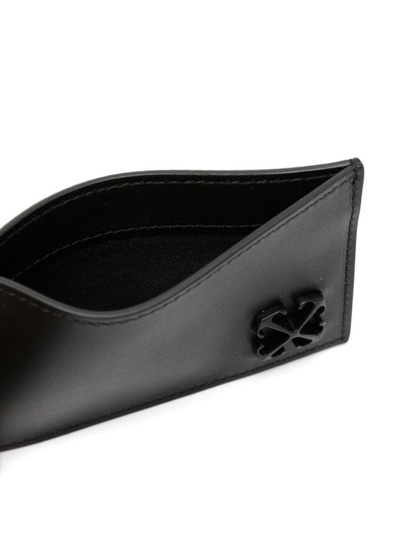 Arrows-motif leather cardholder 3