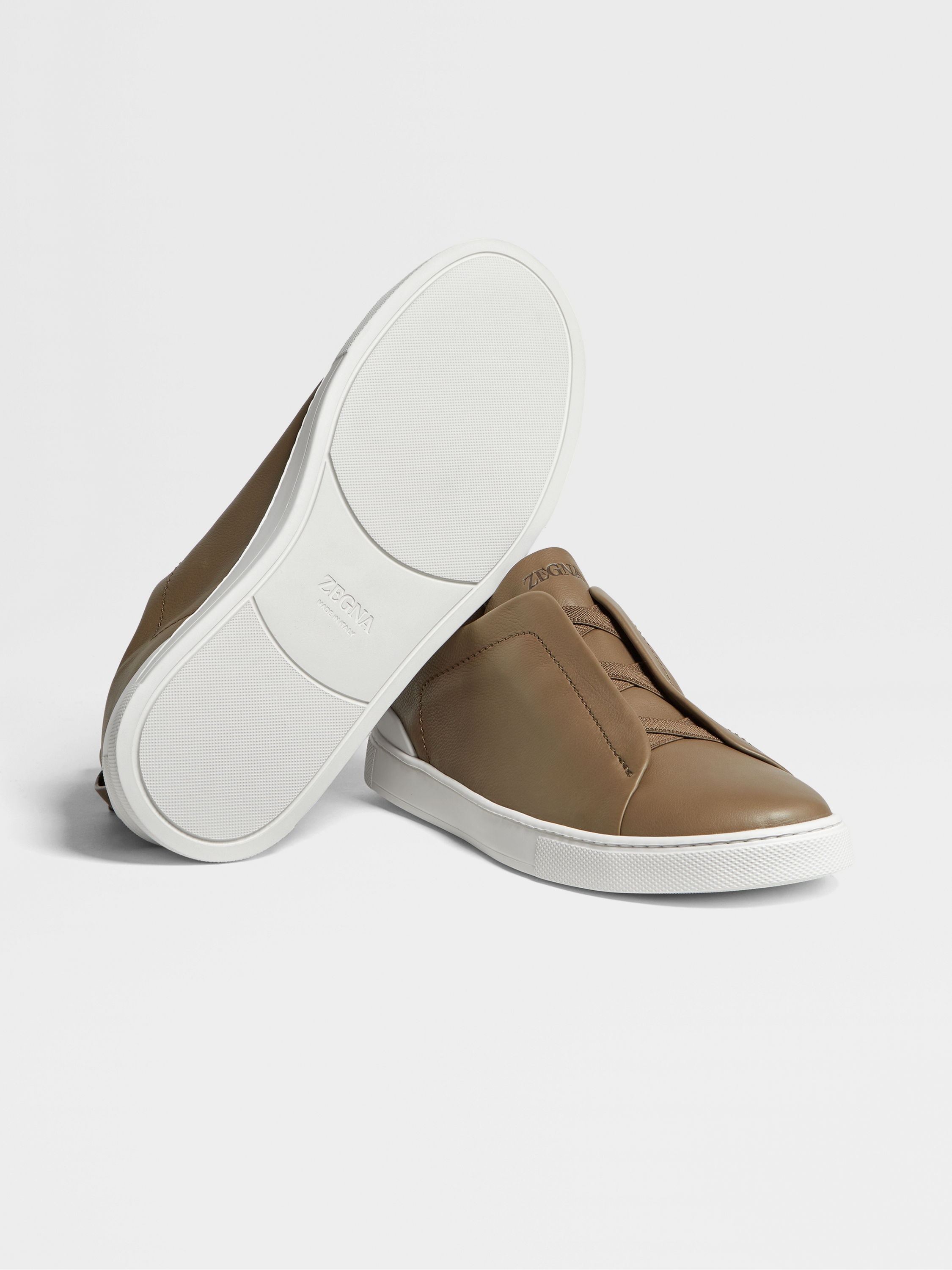 KHAKI TRIPLE STITCH™ SECONDSKIN SNEAKERS - 5