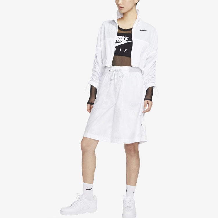 (WMNS) Nike Sportswear Swoosh Jacket White CJ3774-100 - 3