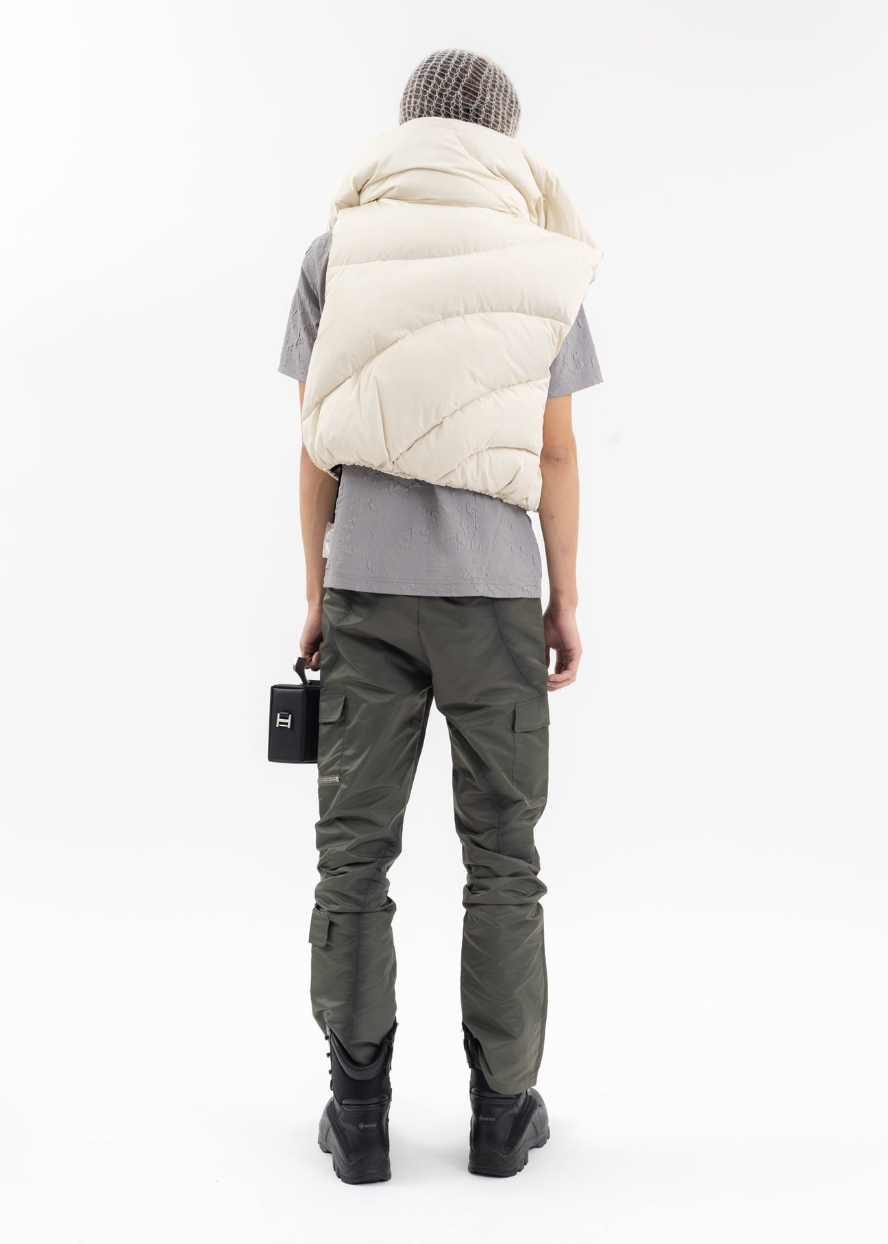 KHAKI CLANDESTINE CARGO TROUSERS - 7