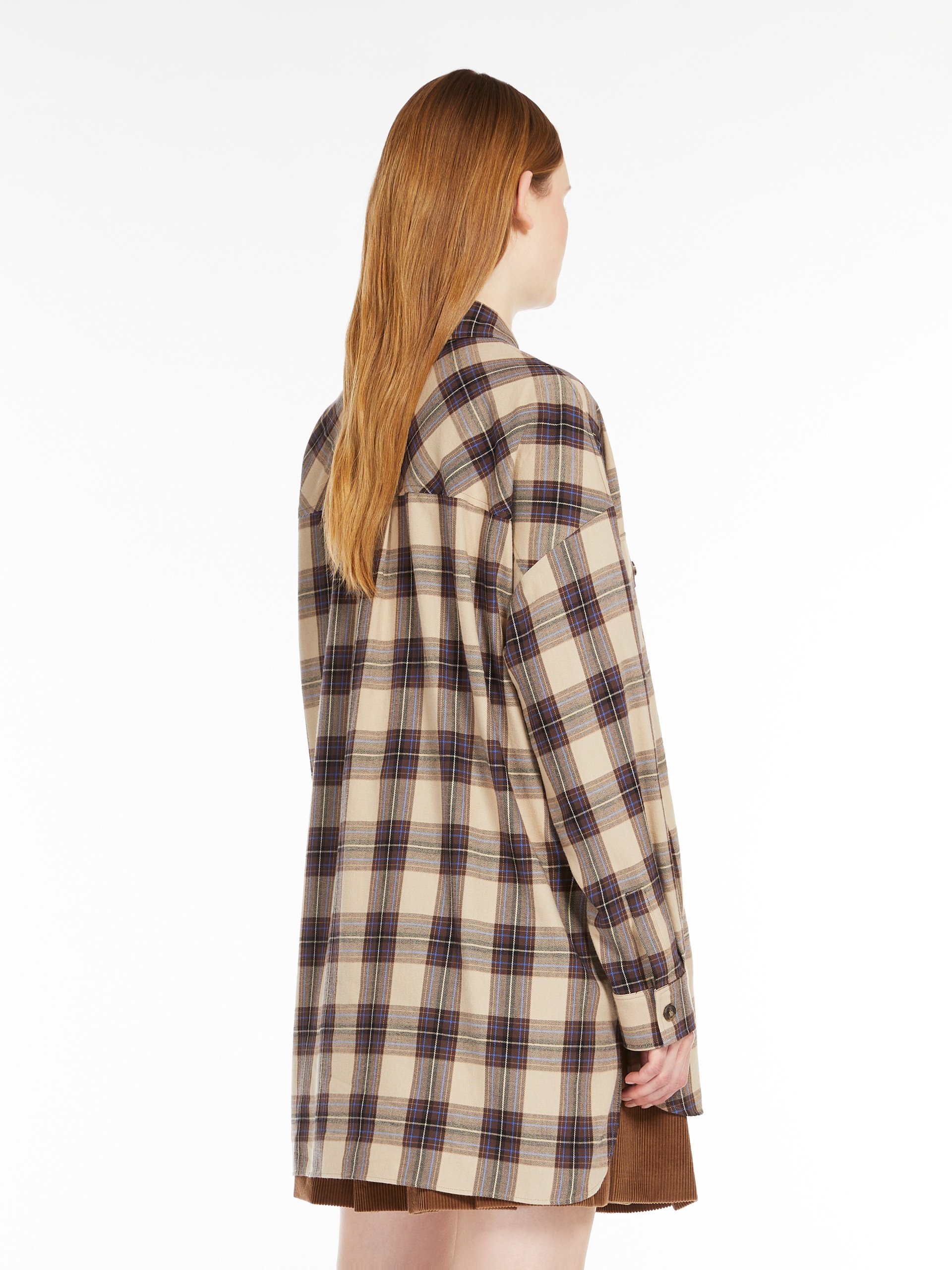 BOBBIO Chequered flannel shirt - 4