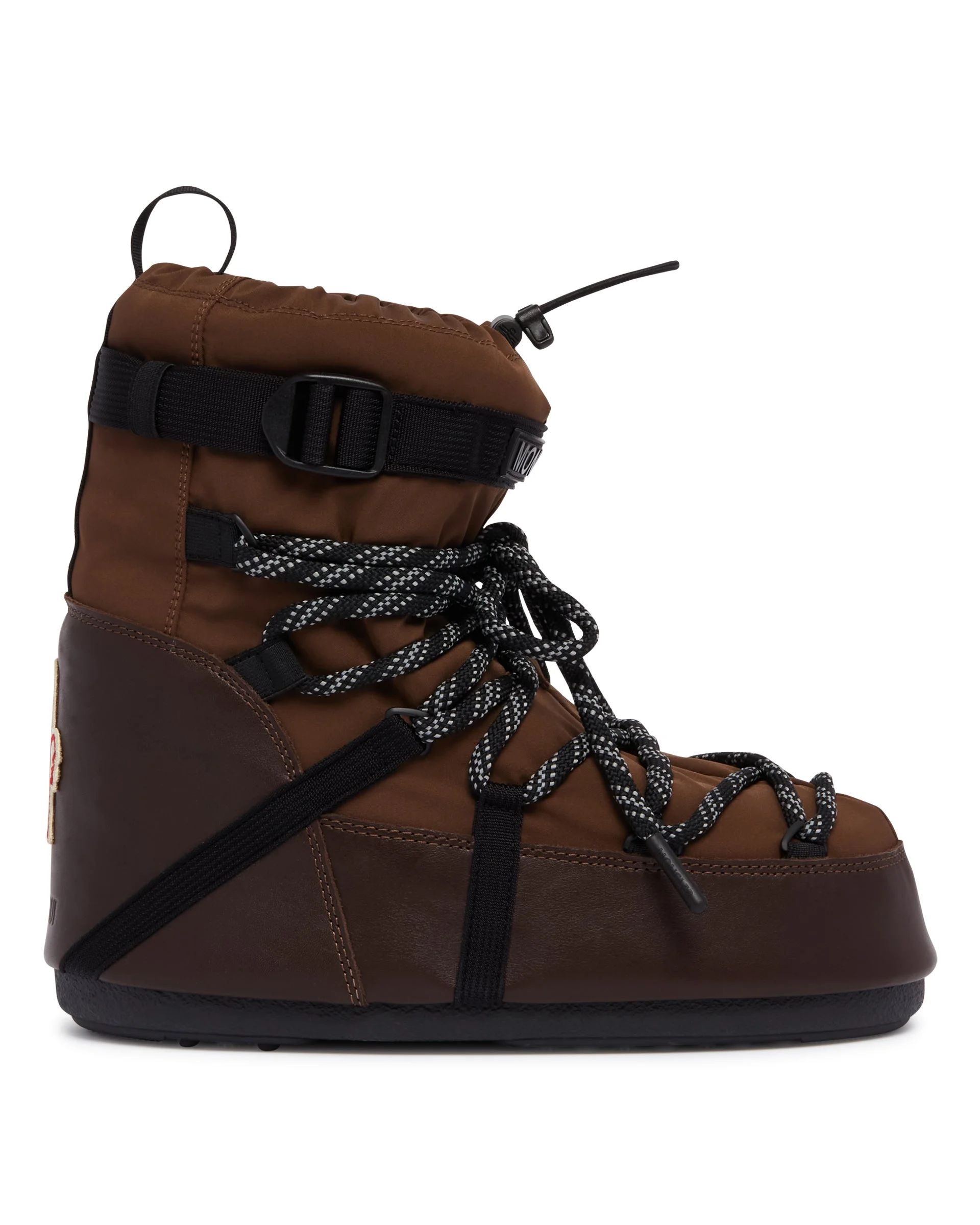 Moon Boot x Moncler Grenoble Brown Icon Low Snow Boots - 1