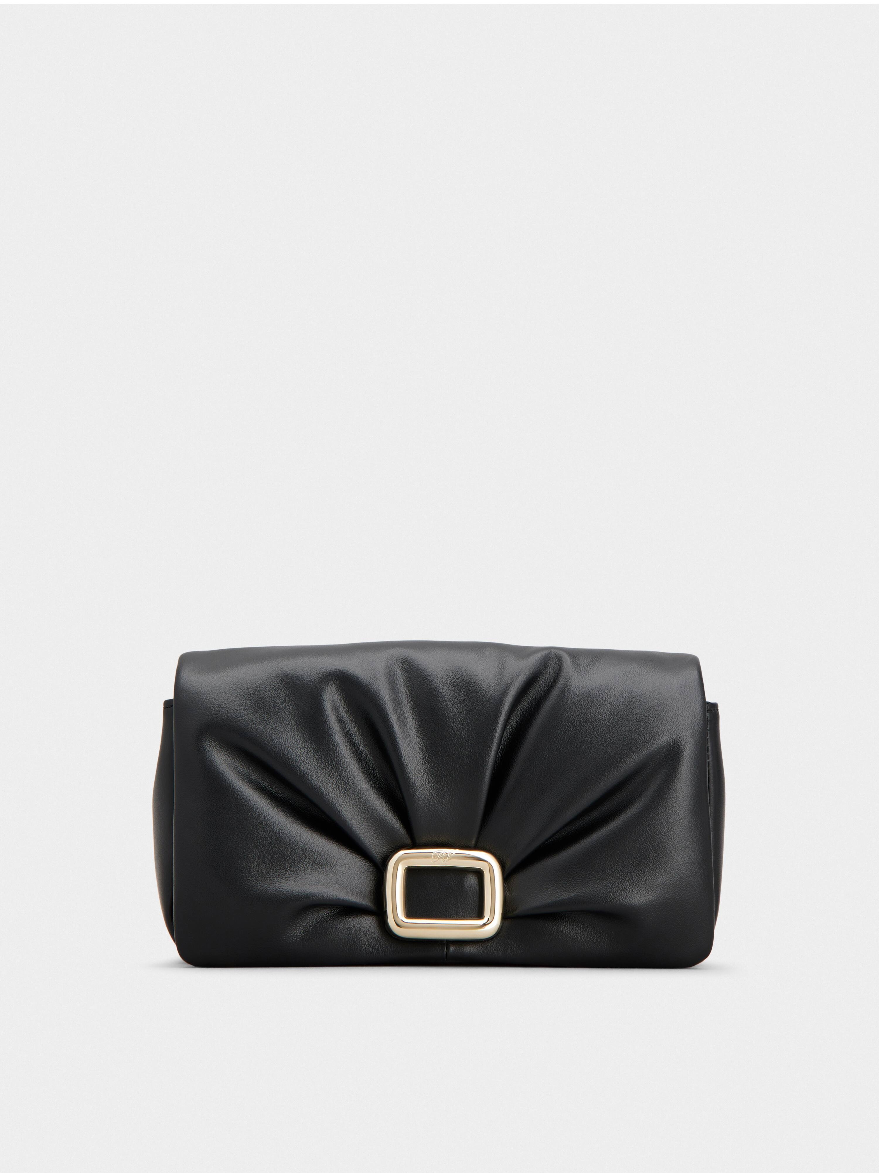 Roger Vivier Viv' Choc Phone Bag in Leather