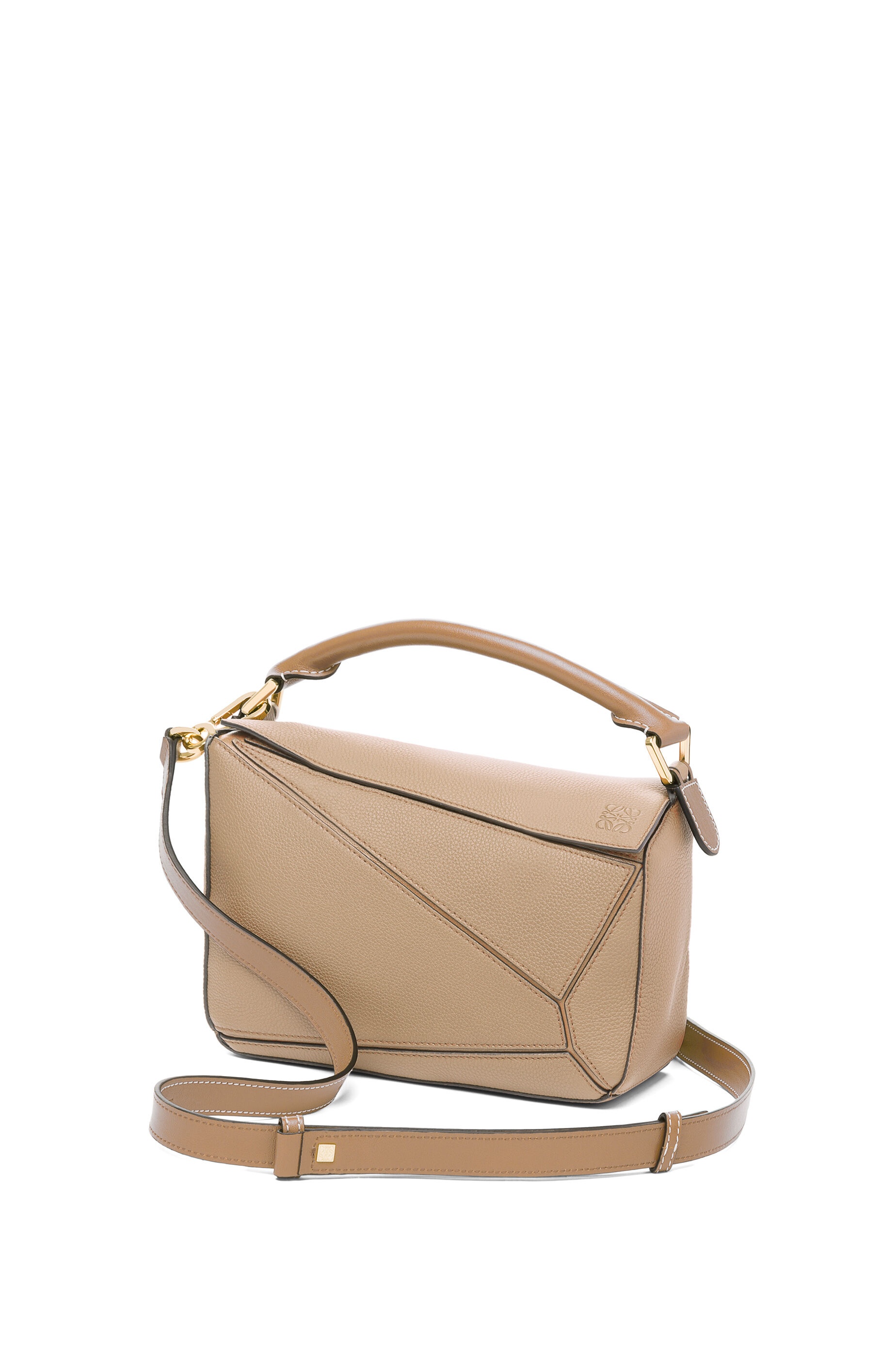 Small Puzzle bag in soft grained calfskin - 3