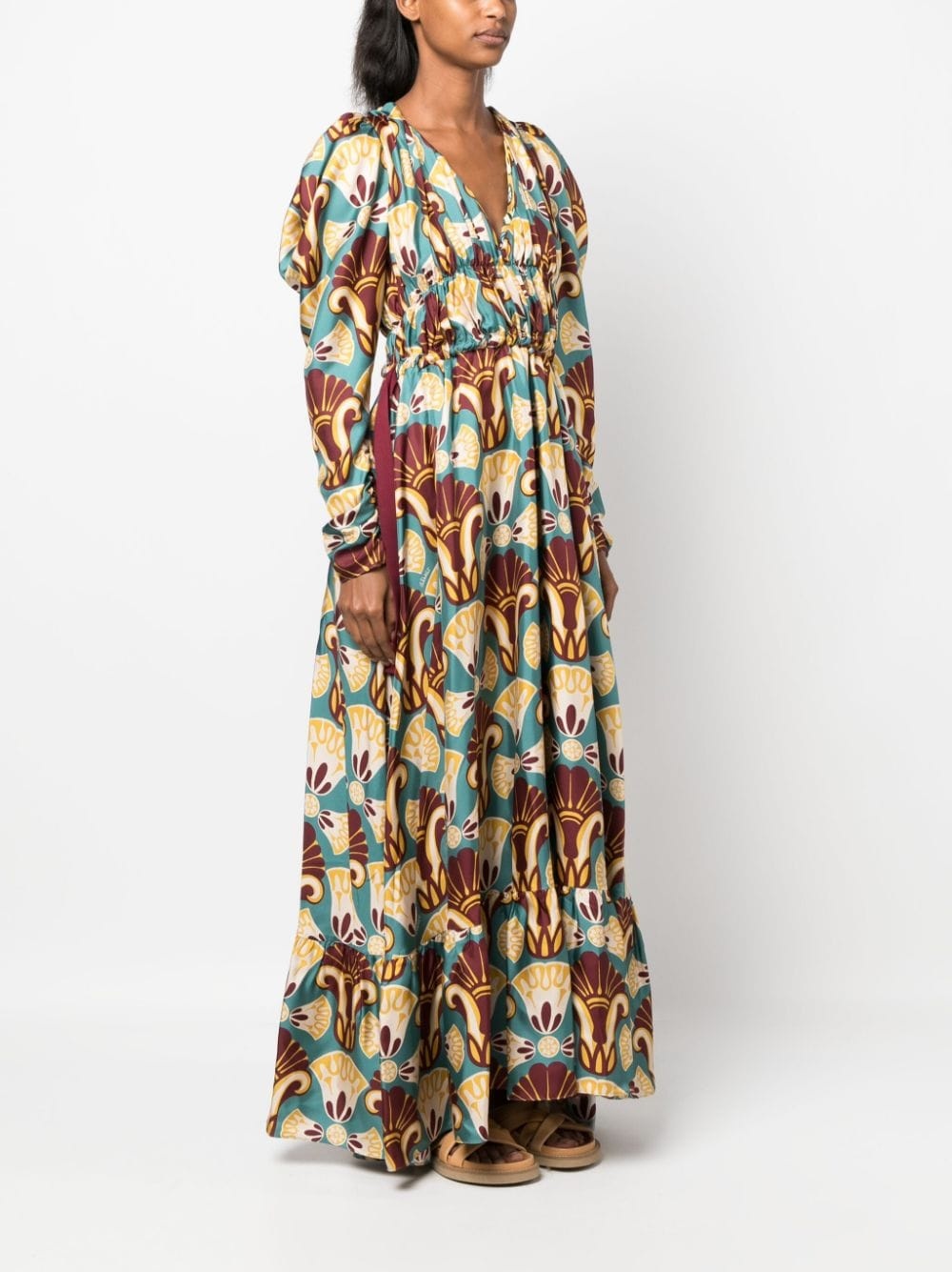 Biennale graphic-print maxi dress - 3