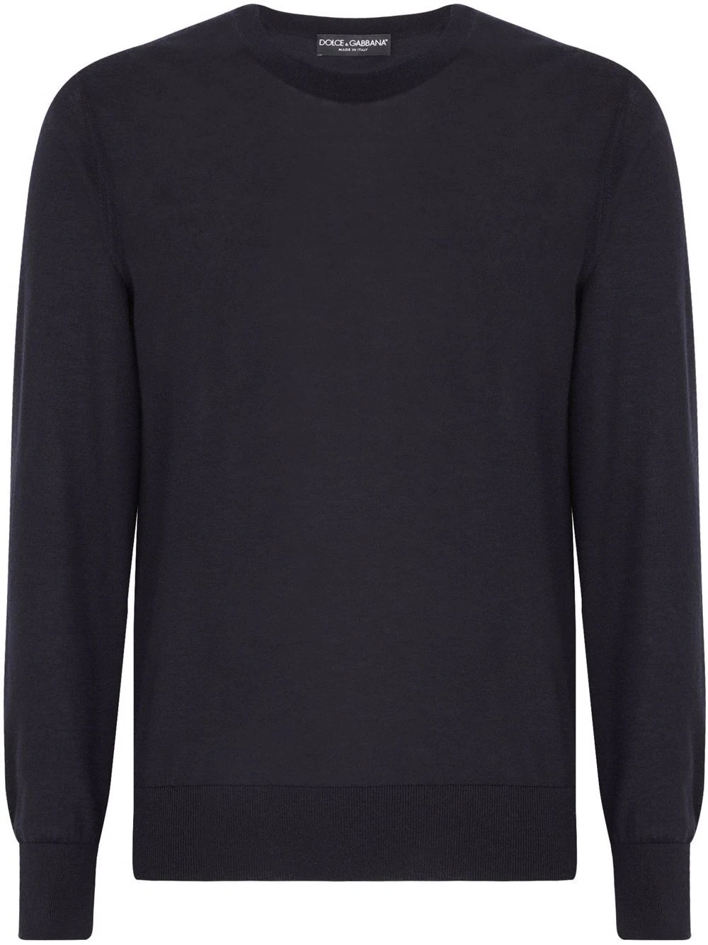 crewneck cashmere jumper - 1