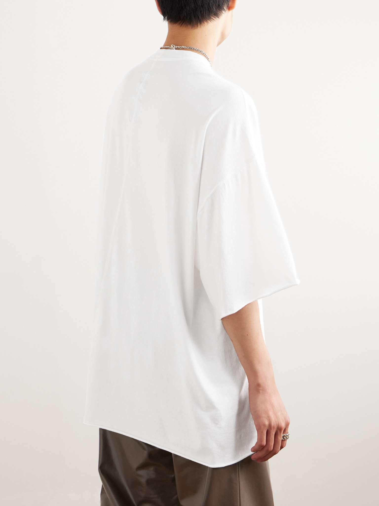 Tommy Oversized Embellished Cotton-Jersey T-Shirt - 3