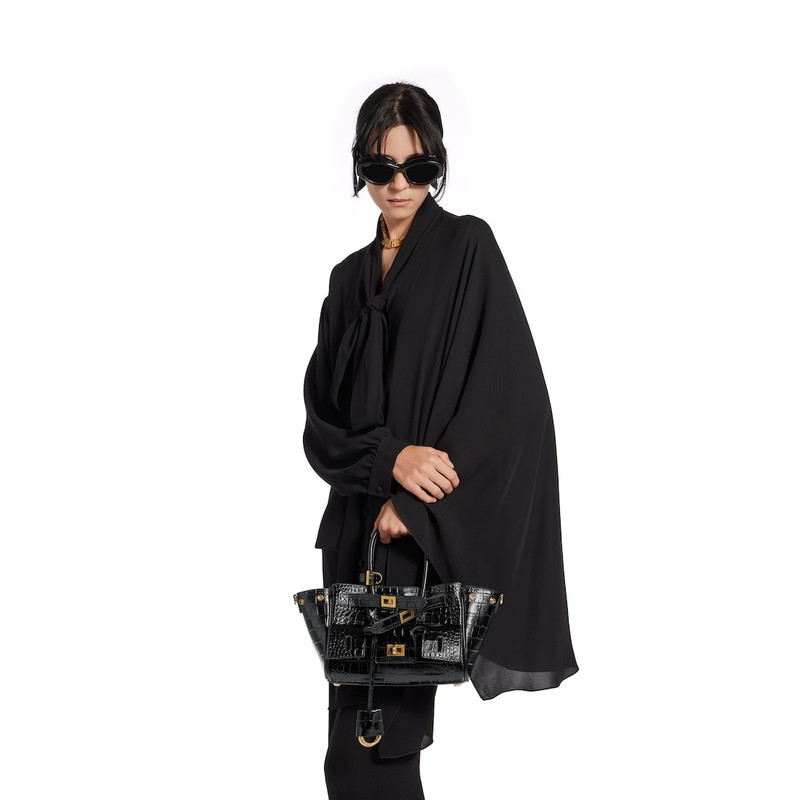 BALENCIAGA Women's Bel Air Carry All Bag Mini  in Black outlook