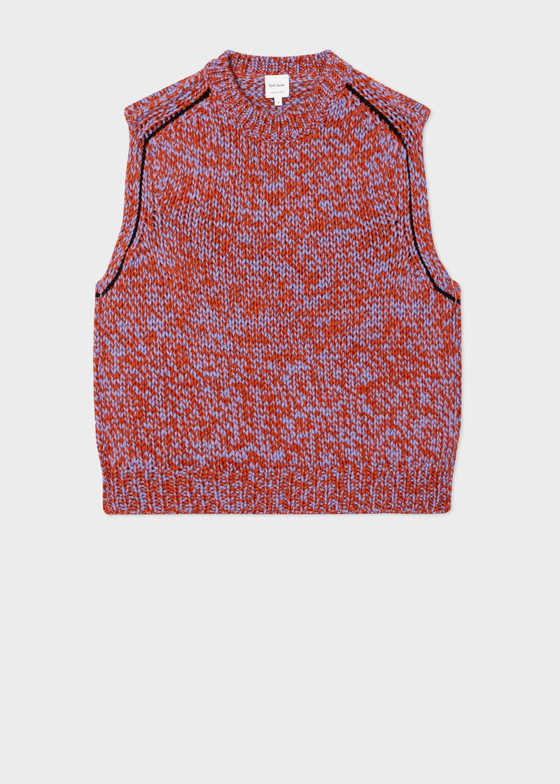 Wool-Blend Knitted Vest 1