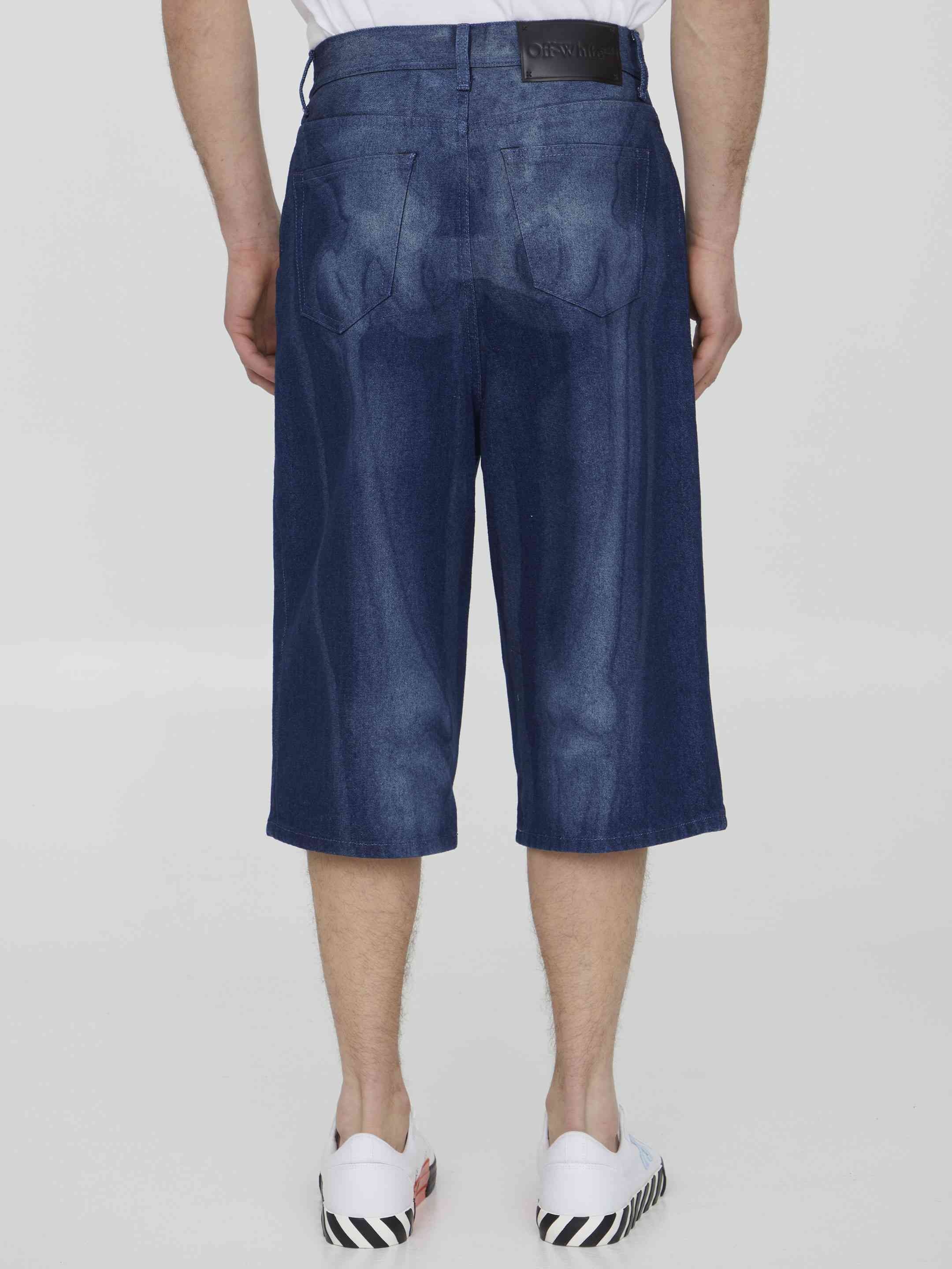 Off White Men Body Scan Bermuda Shorts - 4