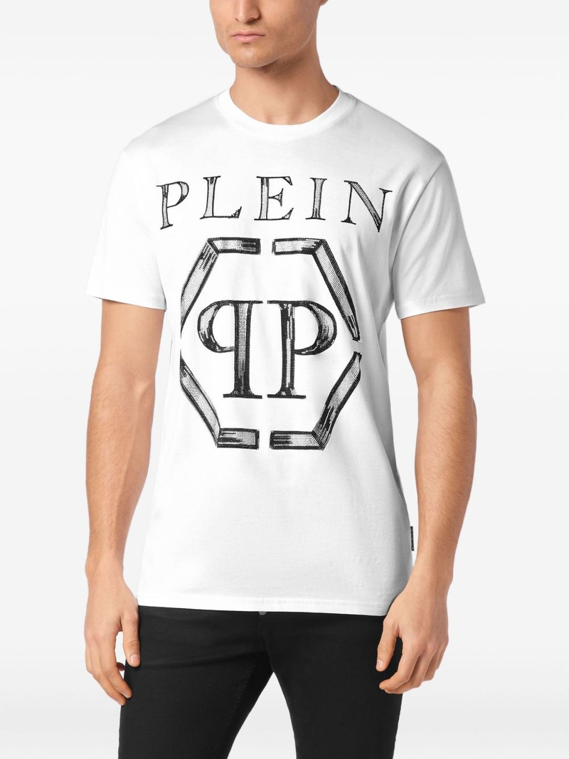 PHILIPP PLEIN Strass Hexagon T-shirt outlook