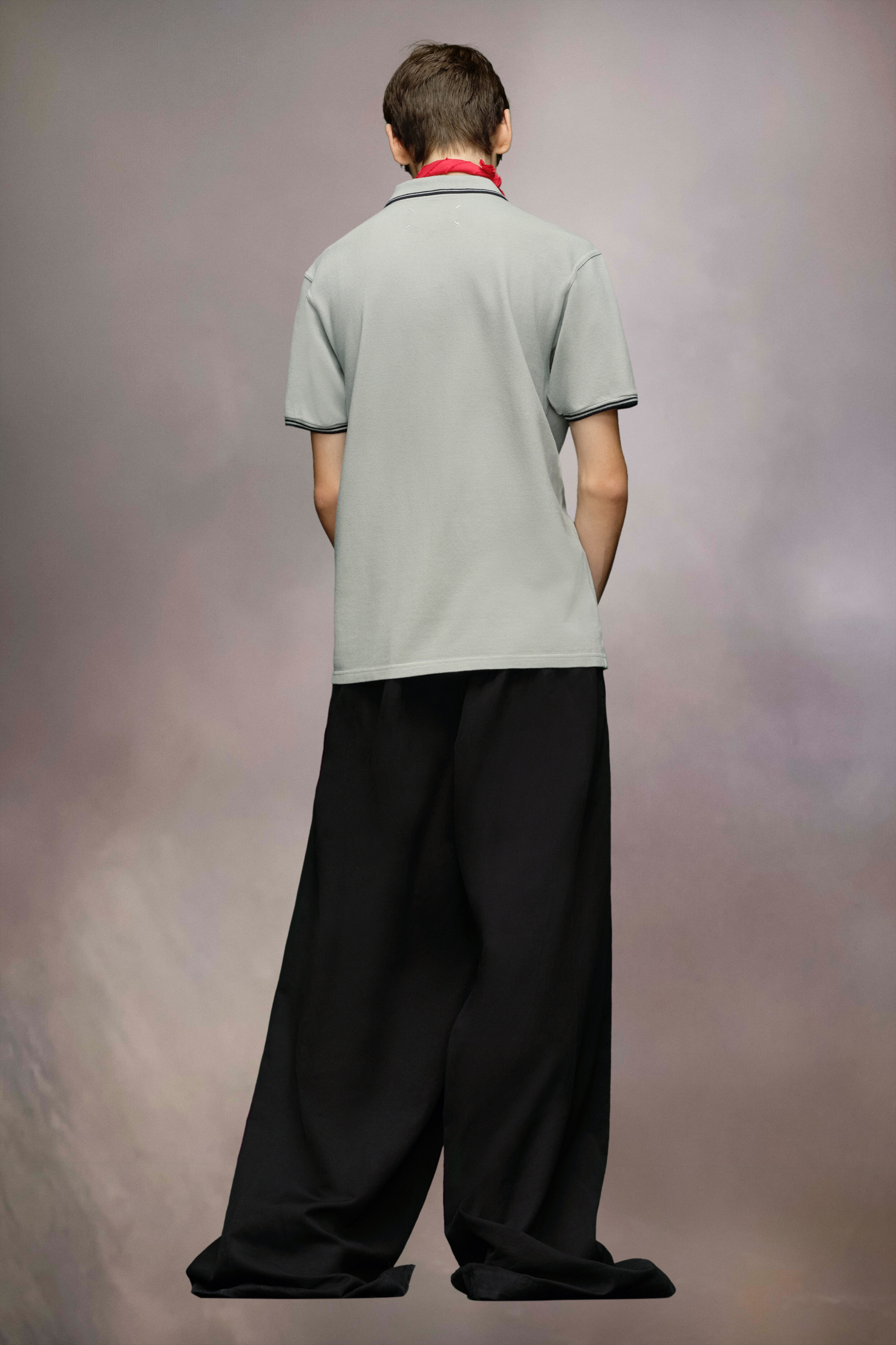 M logo piquet polo shirt - 3