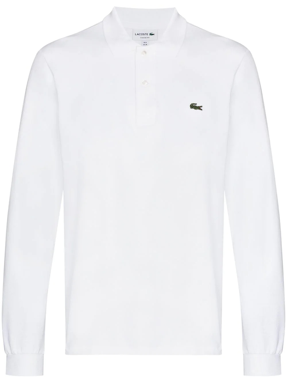 logo-patch long-sleeve polo shirt - 1
