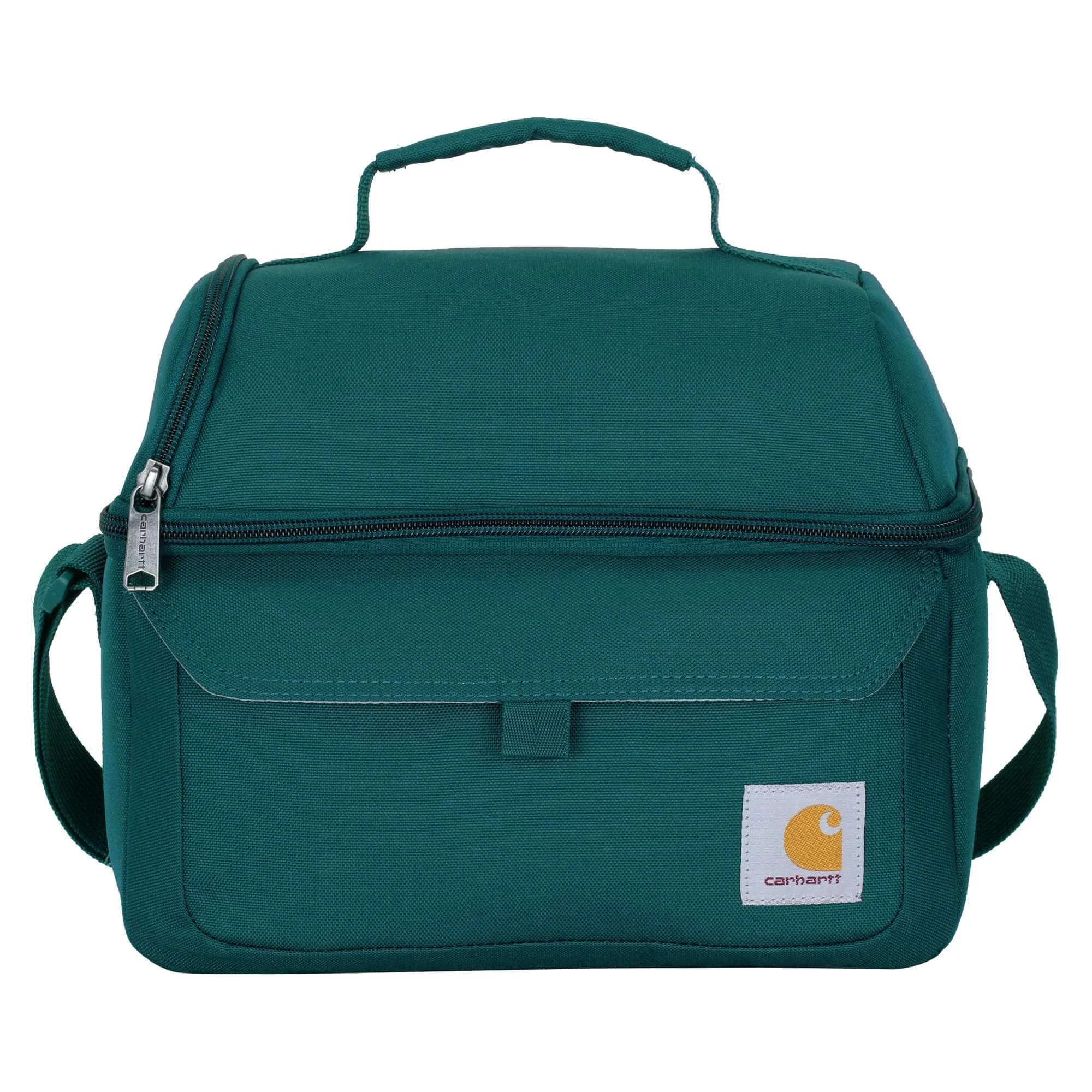 Insulated 12 Can Two Compartment Lunch Cooler - 1