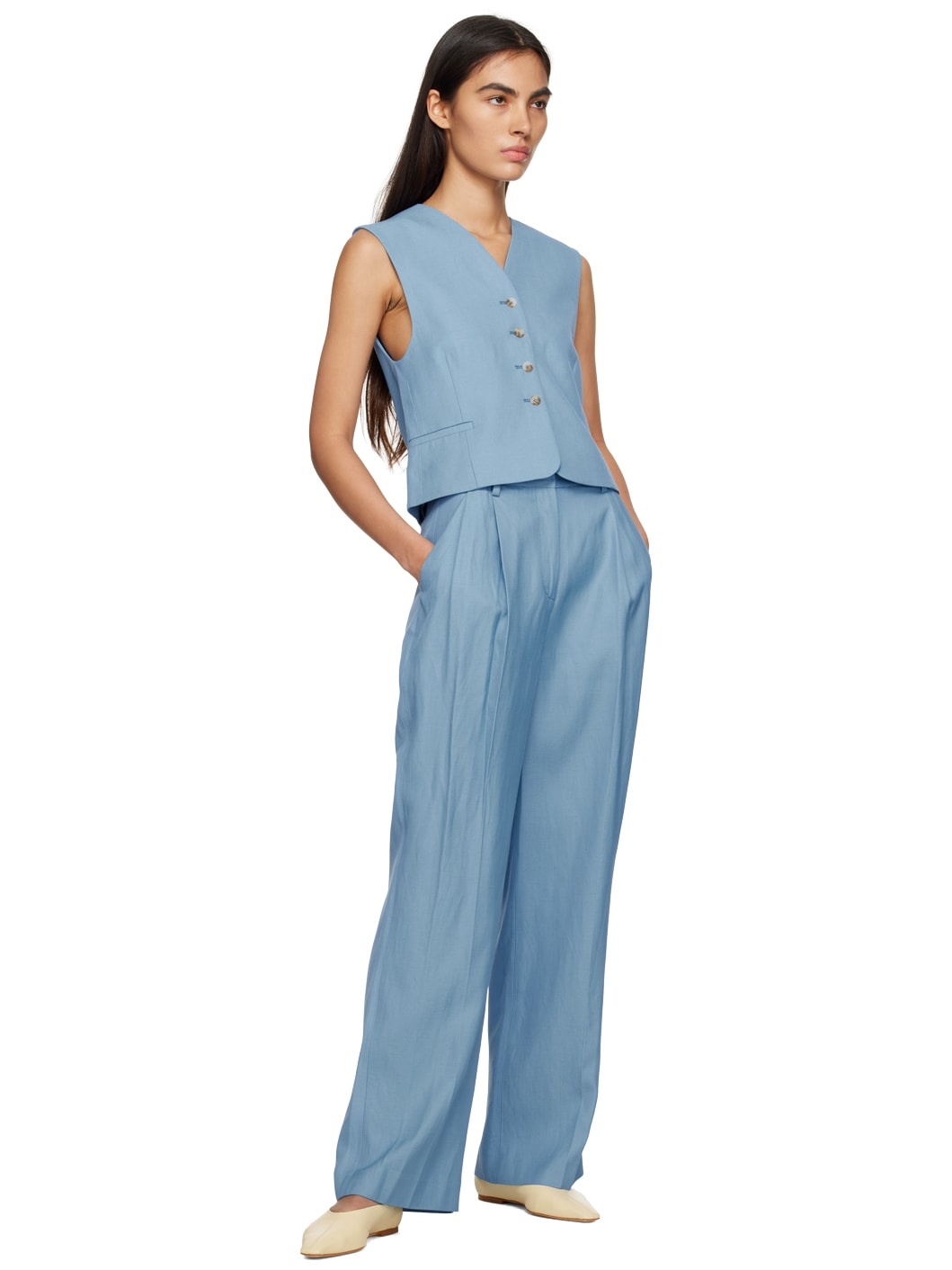 Blue Cadar Trousers - 4