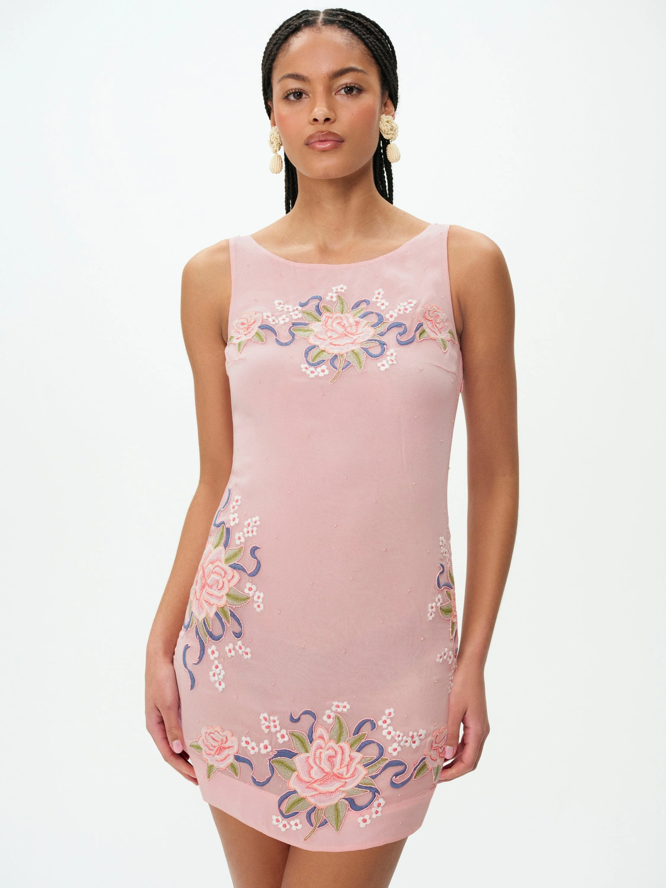 Stella Beaded Mini Dress - 1