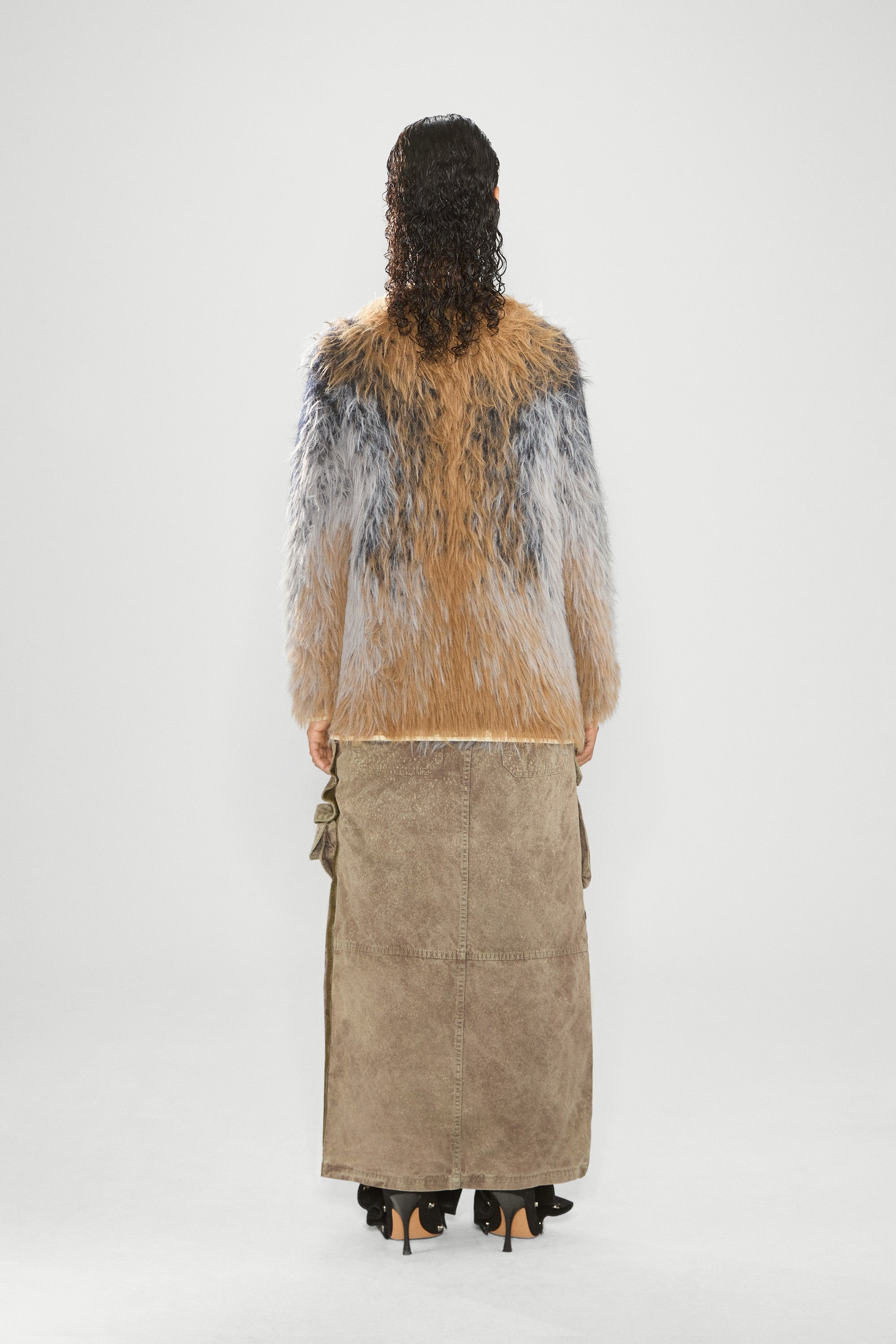 Hairy Gradient Cardigan - 5
