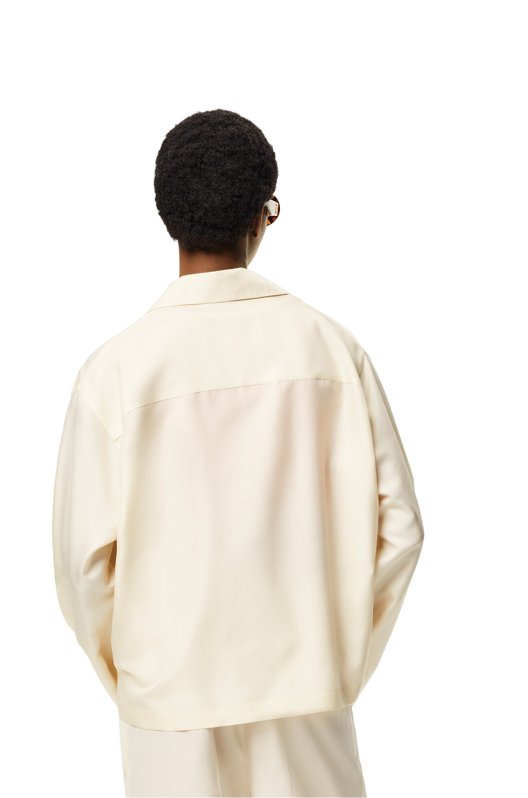Anagram pyjama blouse in silk - 4