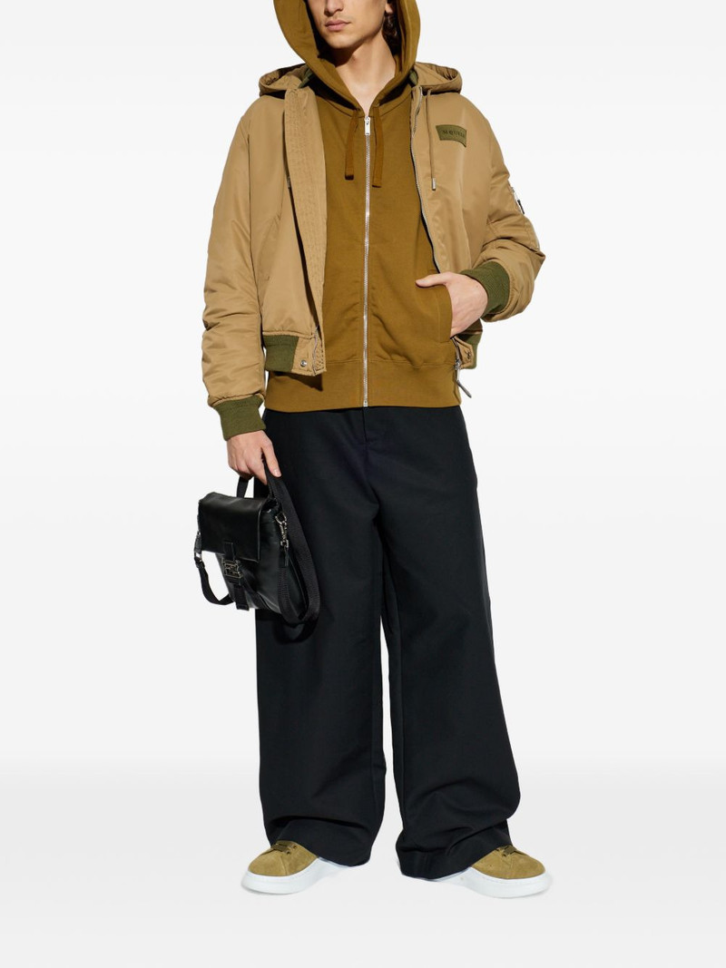 Alexander McQueen zip-up hooded outlook