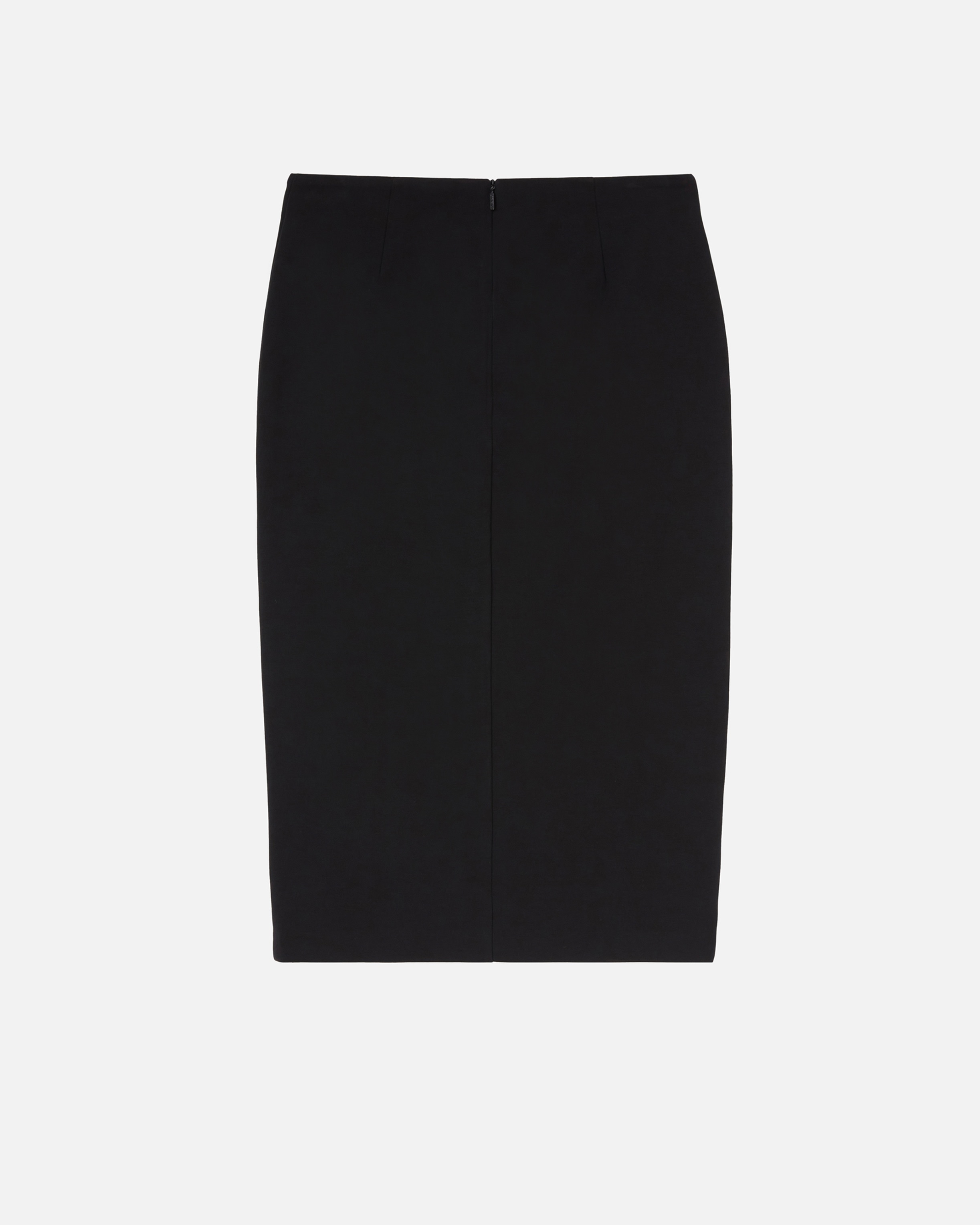 LONGUETTE SKIRT WITH SLIT AND ZIP - 6