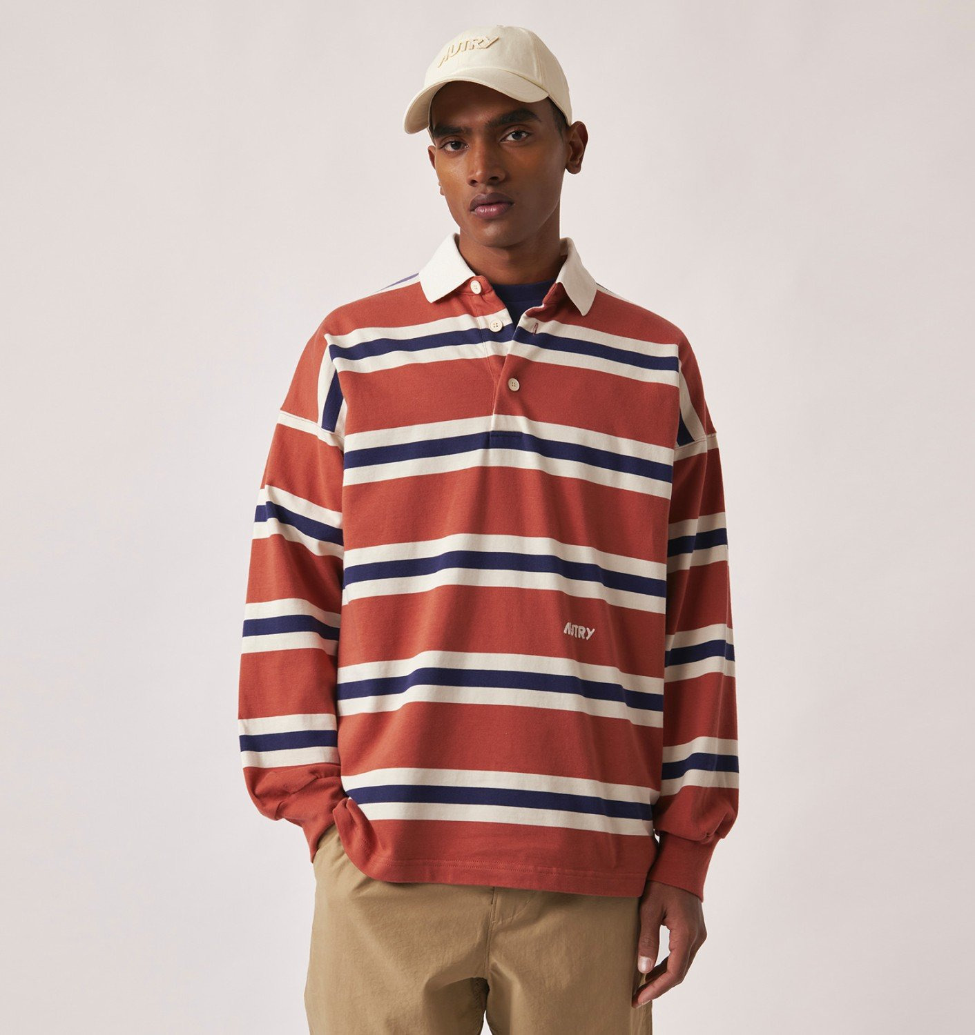UNISEX STRIPED RUGBY POLO - 3