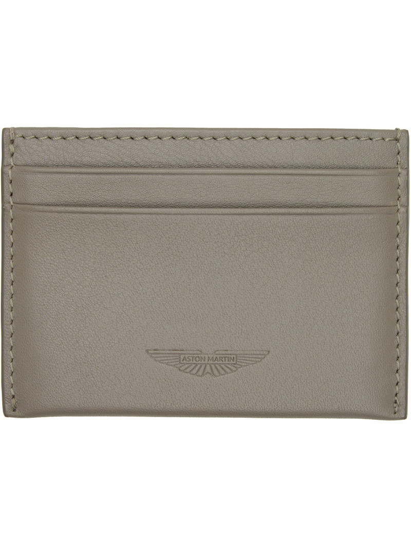 BOSS Taupe Aston Martin Edition Wing Card Holder outlook