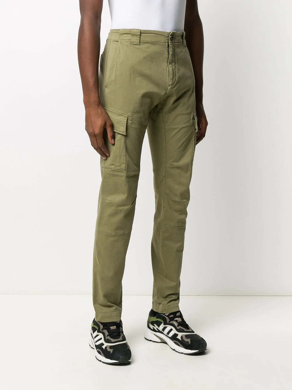 slim fit cargo trousers - 3