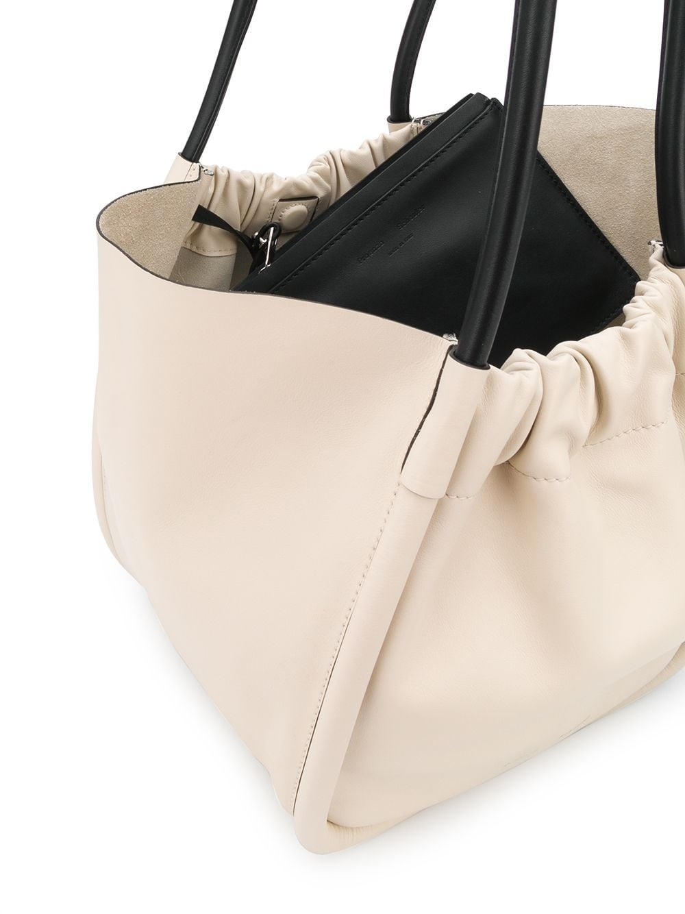 Ruched L tote bag - 5