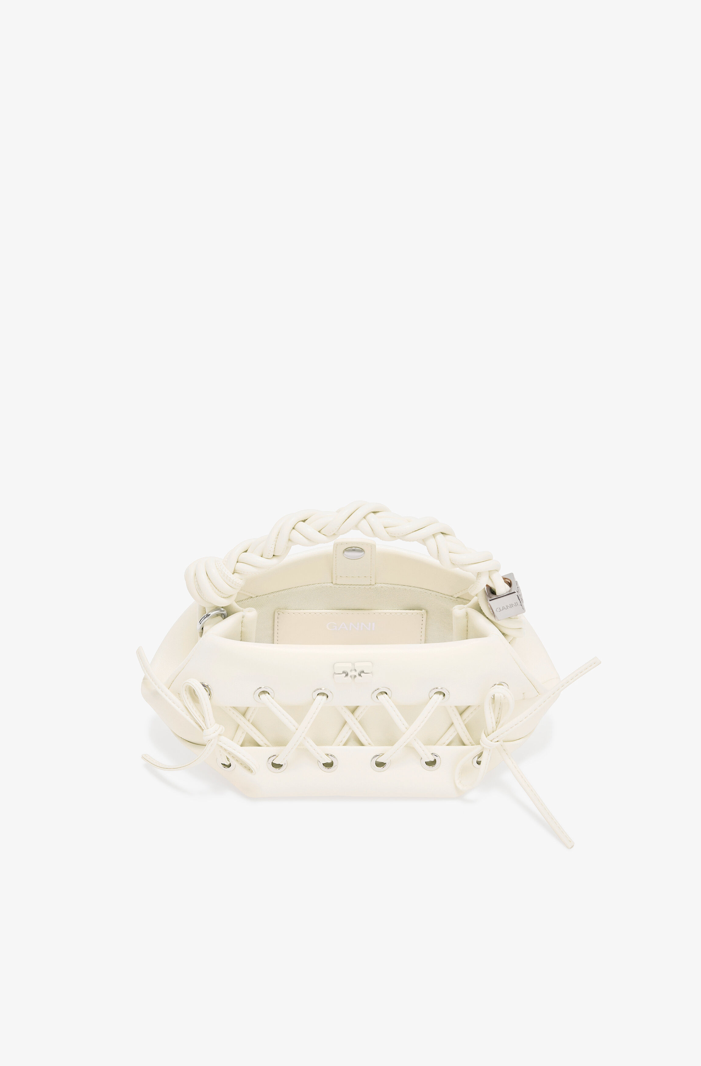 OFF-WHITE MINI GANNI LACE-UP BOU BAG 3