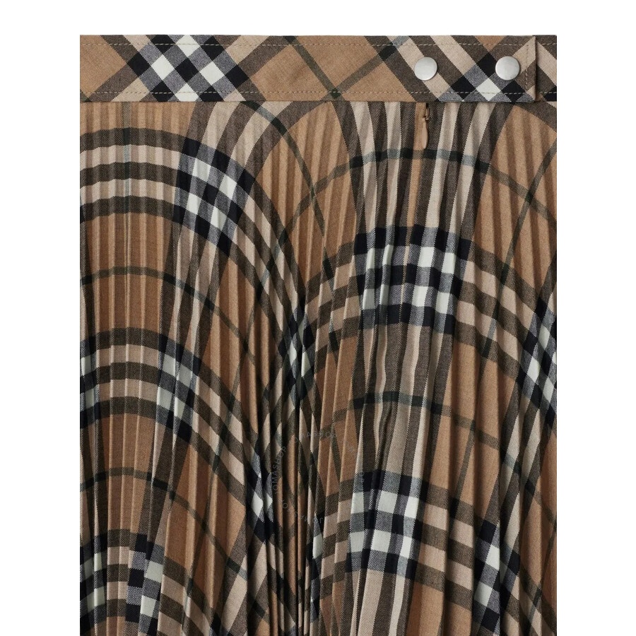 Burberry Giu Checked Wool Skirt - 2