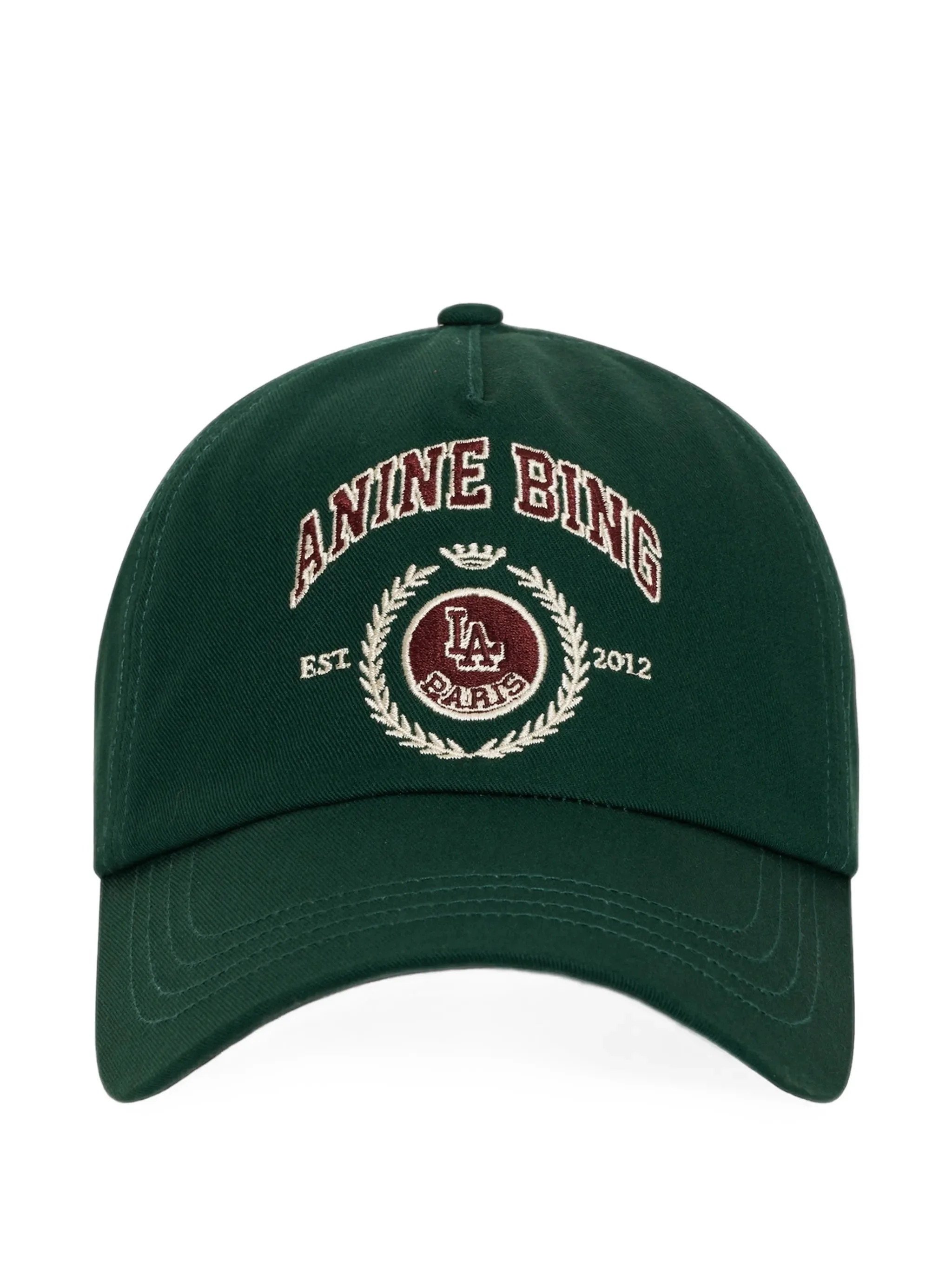 Anine Bing Jeremy Baseball Cap Collegiate - Deep Emerald - 1