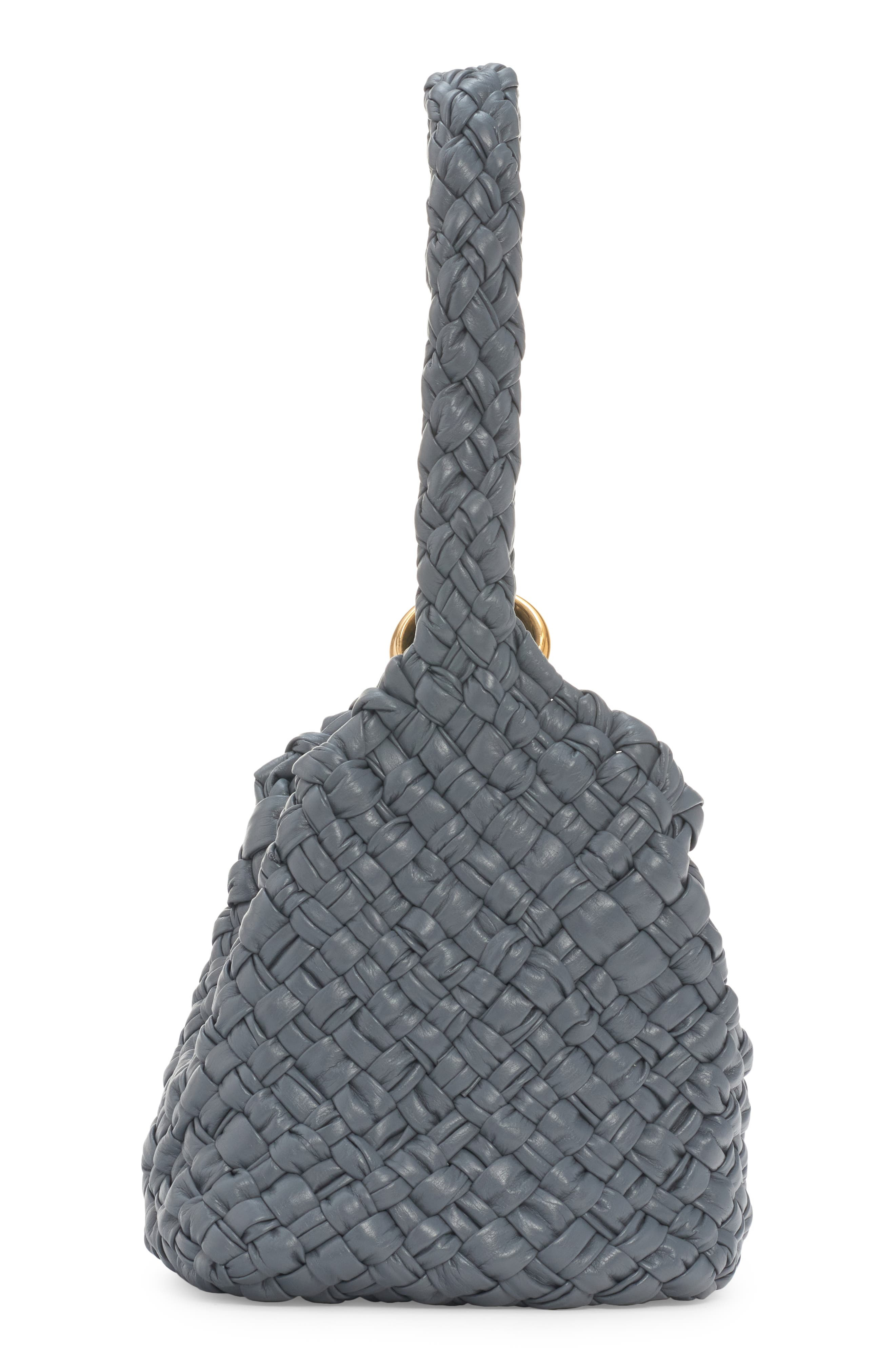 Mini Piero Intrecciato Leather Bucket Bag - 3