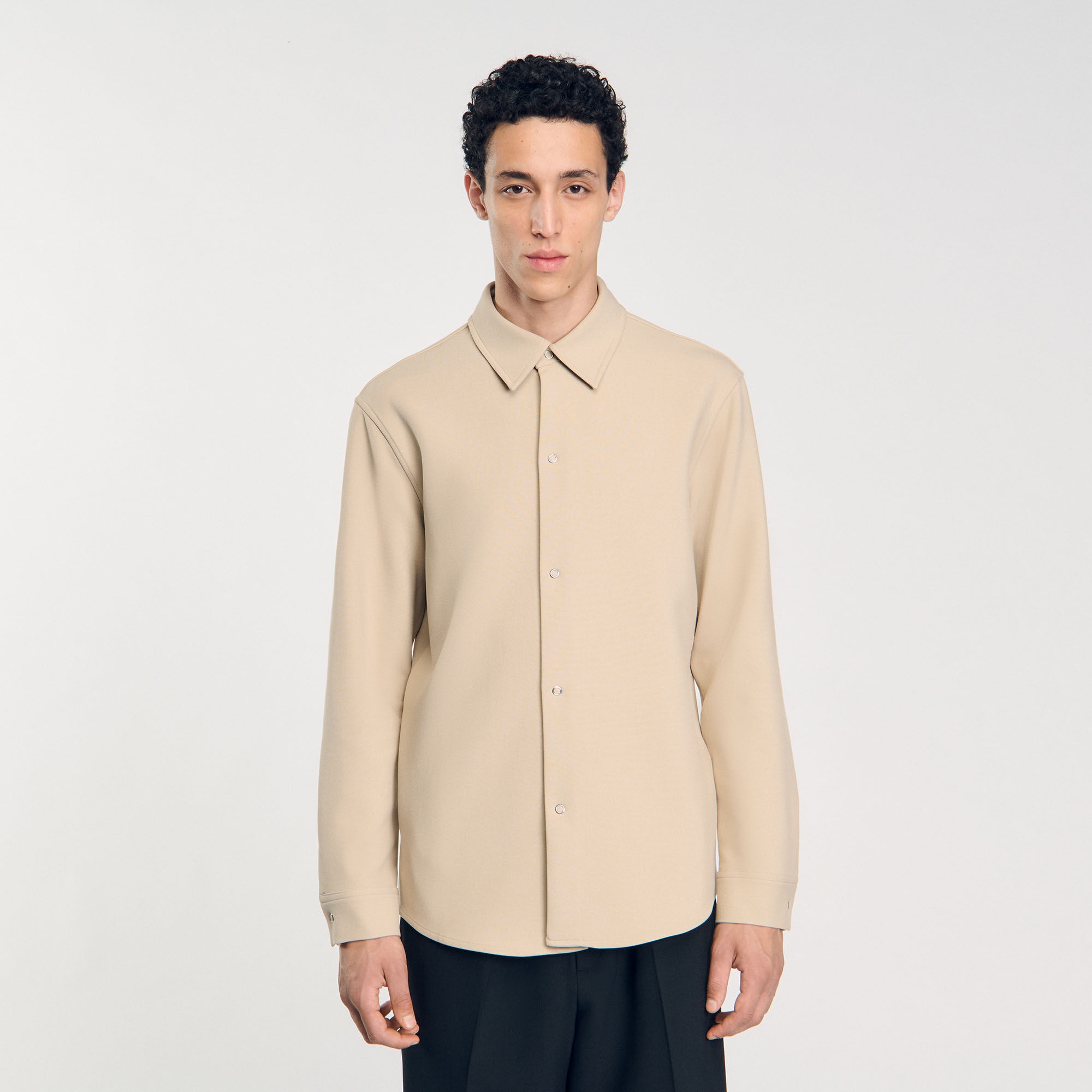 LONG-SLEEVED JERSEY SHIRT - 5