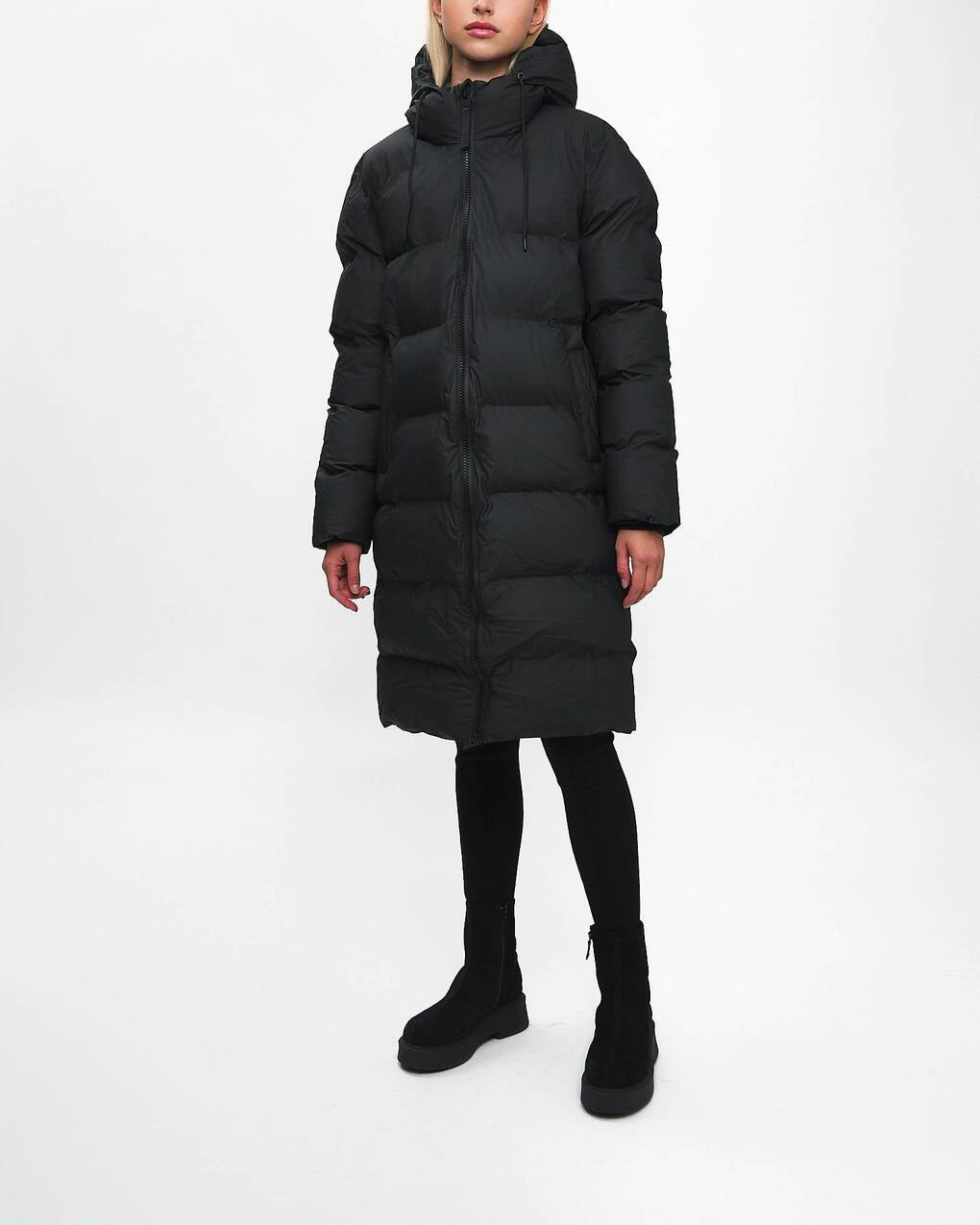 Jacket Alta Long Puffer  Black - 2