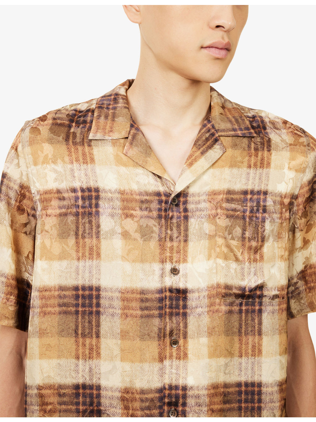 Carltone 2028 Graphic-Print Woven Shirt - 5