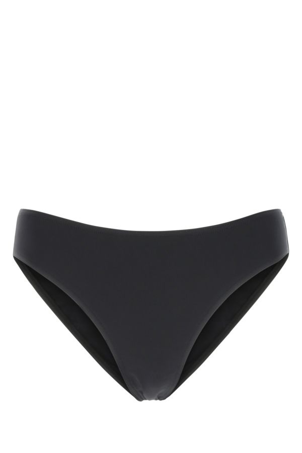 Black stretch nylon bikini bottom - 1