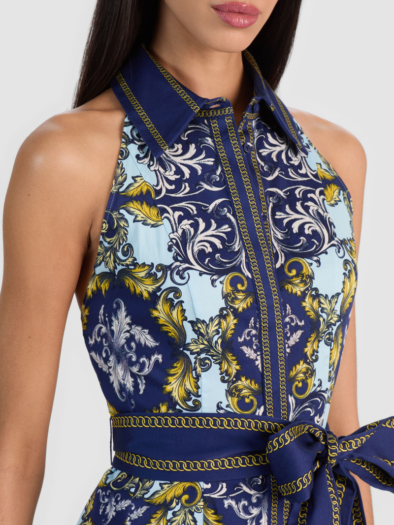 LUCY SLEEVELESS MINI SHIRT DRESS 3