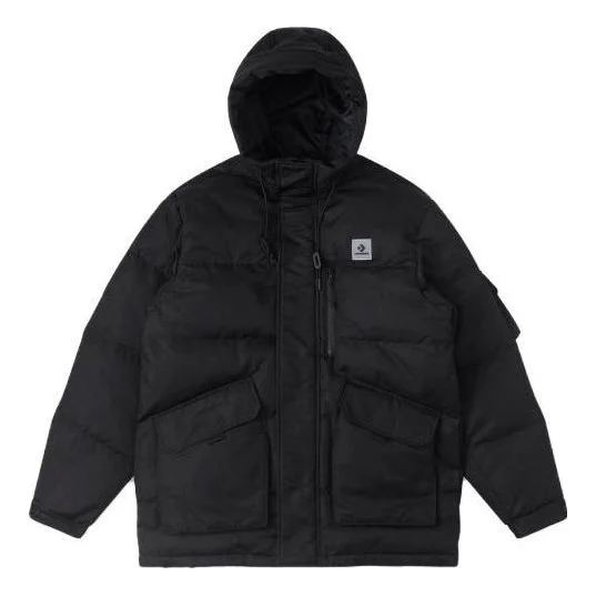 Converse Premium Mid Down Jacket 'Black' 10025249-A03 - 1
